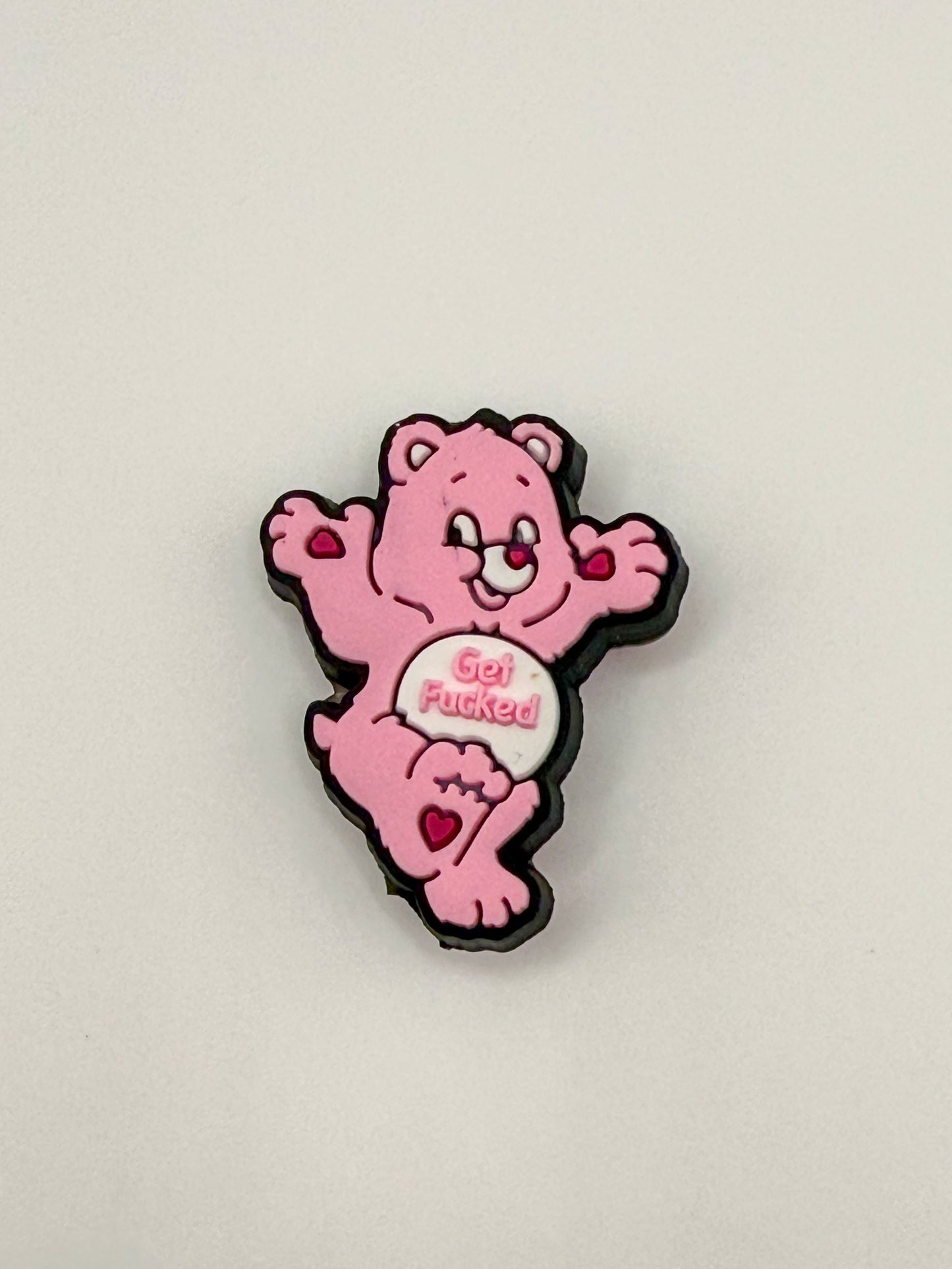 Naughty Care Bear Silicone DIY Focal Pen Charm Beads