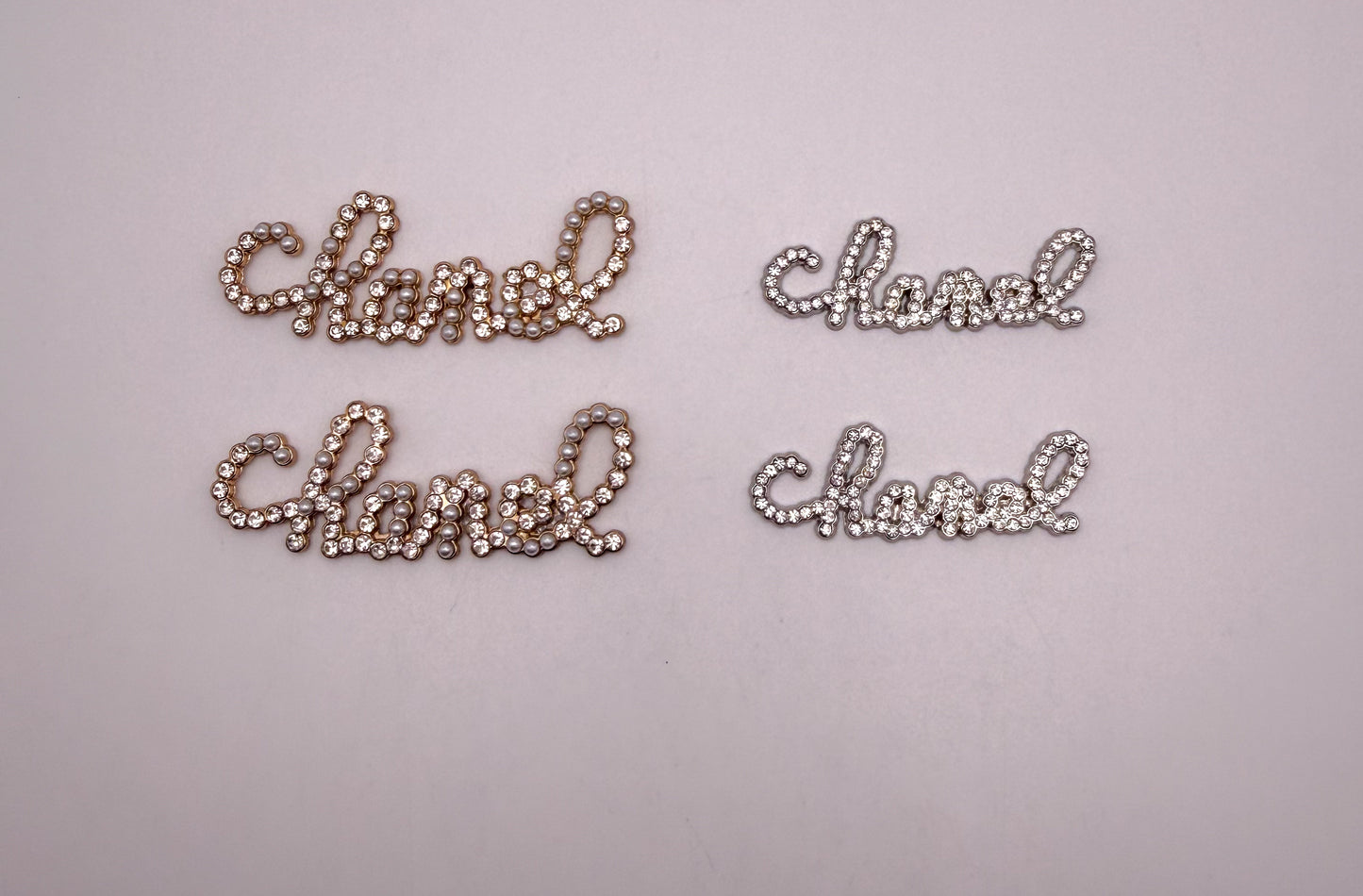 Bling CC Name Plate Metal DIY Charms