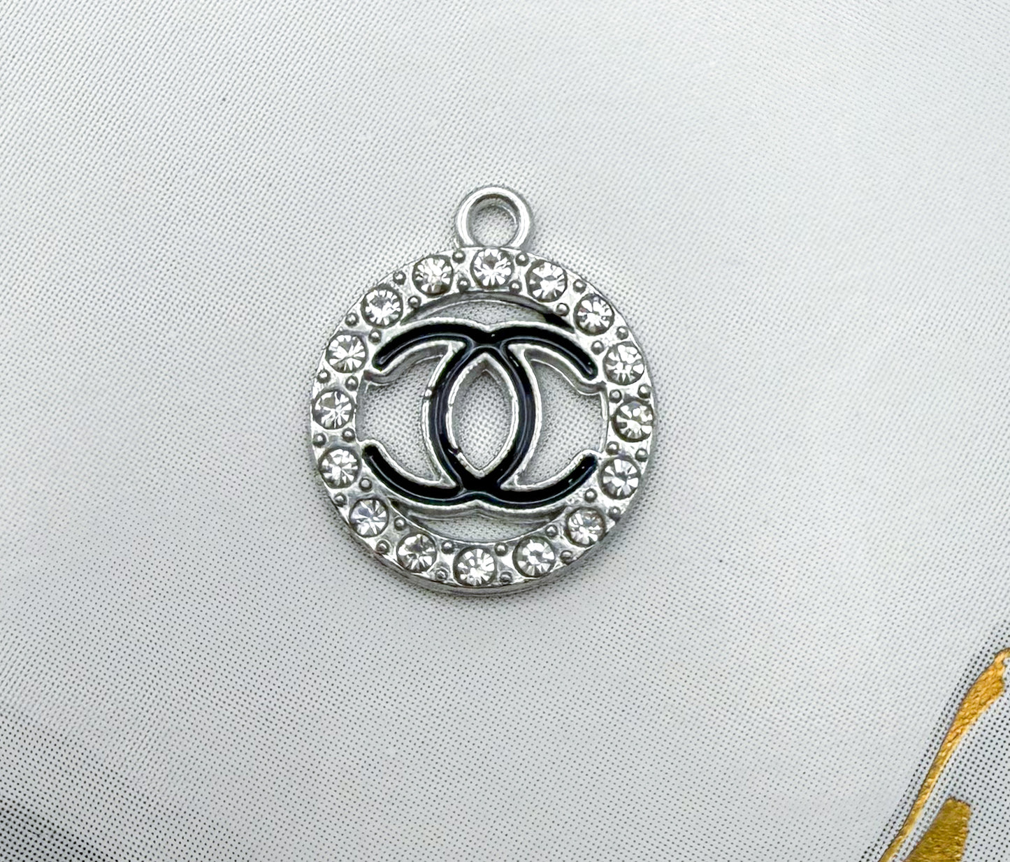 CC Round Metal DIY Charms