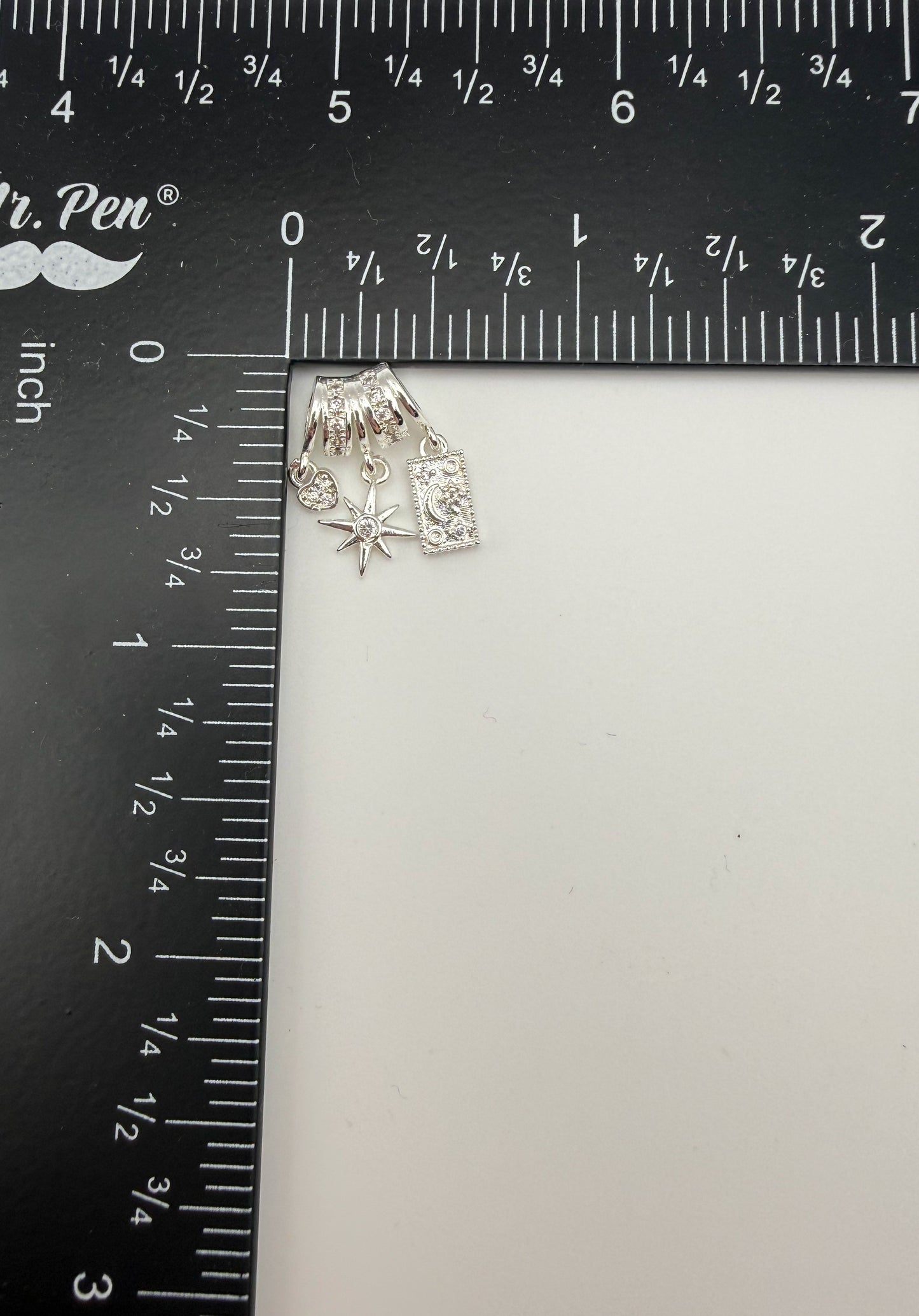 Gold & Silver Sun Moon Tarot Charm Pendant Pandora Style