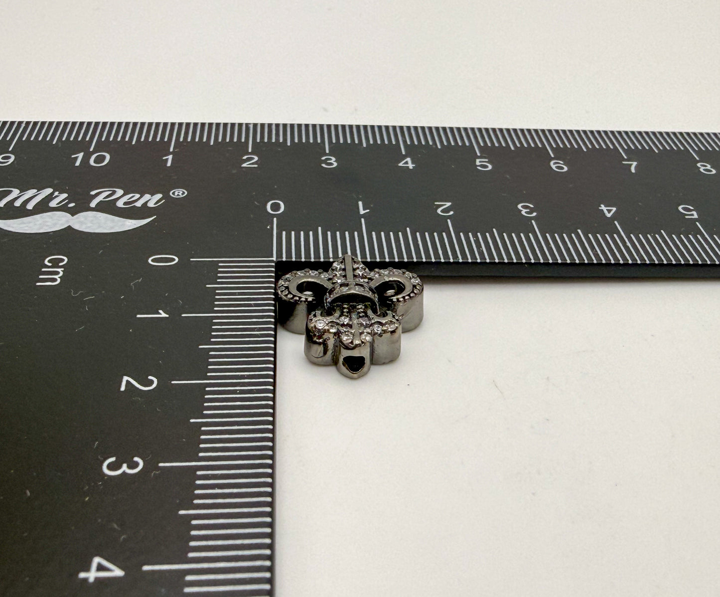 Royalty Emblem Metal Spacer Charm Beads