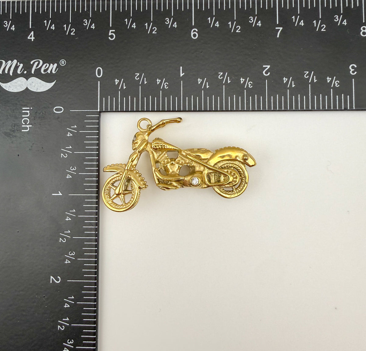 Stainless Steel Motorcycle DIY Charm Pendant