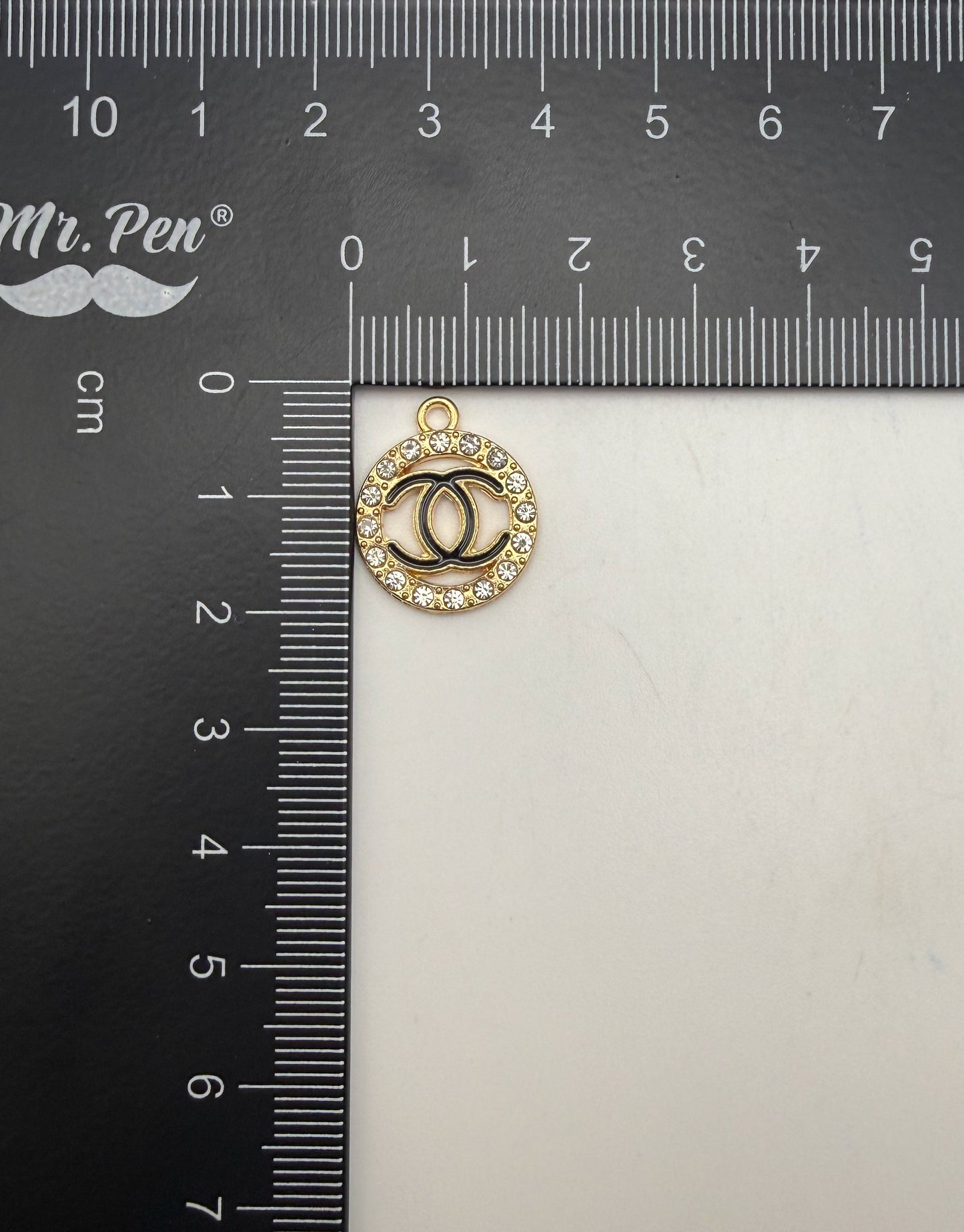 CC Round Metal DIY Charms