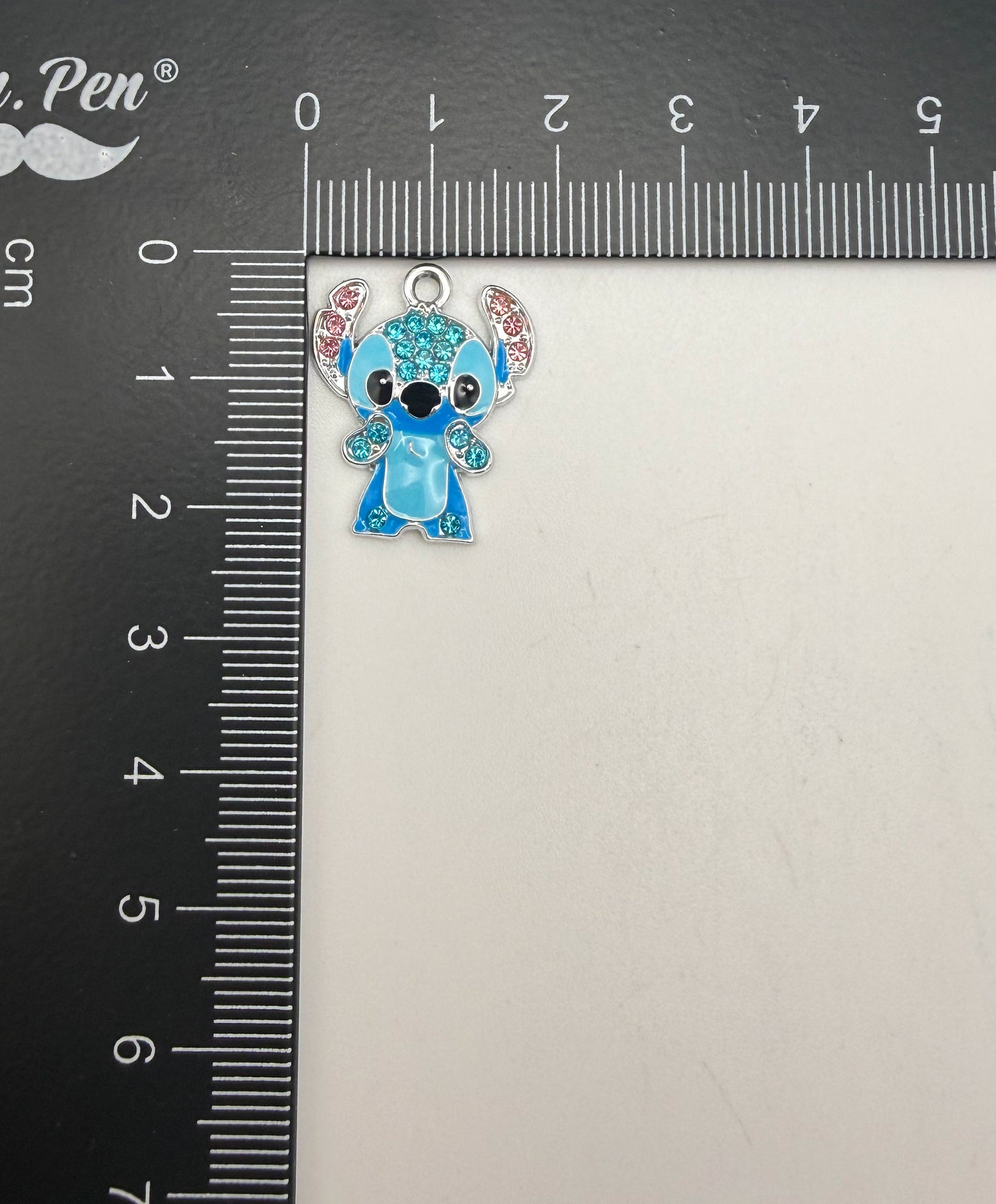 Silver Blue & Pink Alien Metal Charms