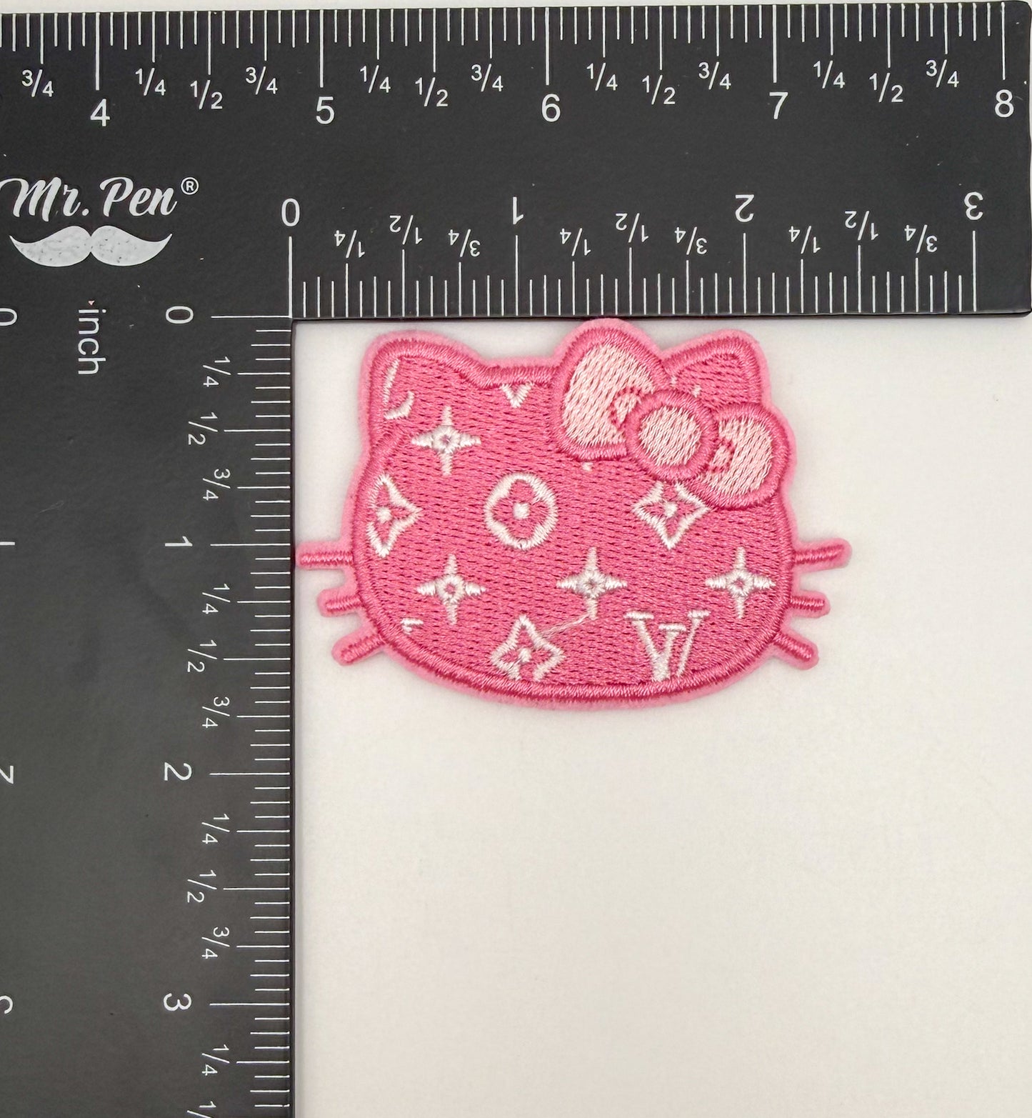 LV Designer DIY Glue Sew On Fabric Patches