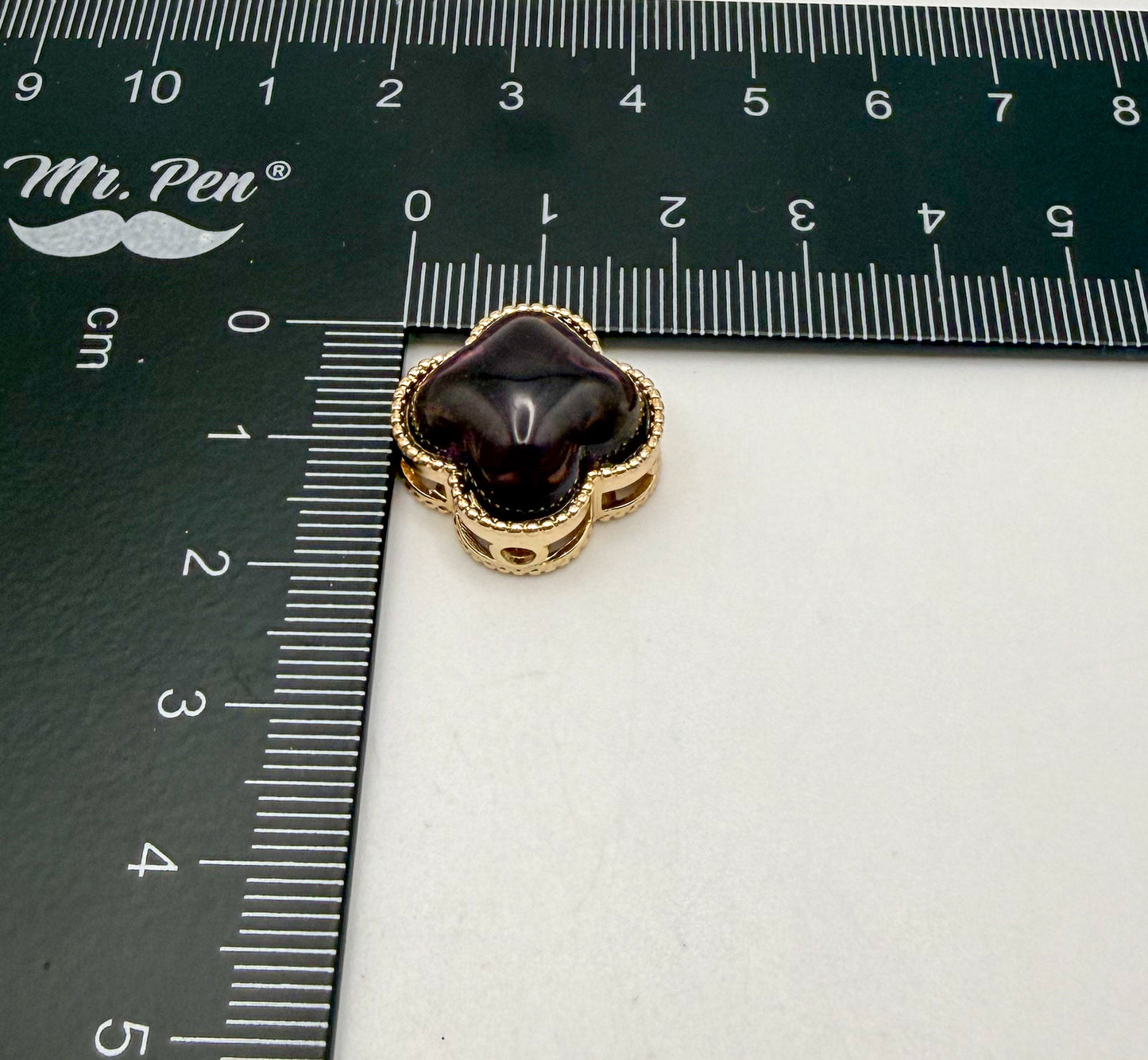 Big Statement Clover Metal Charm Spacer Beads