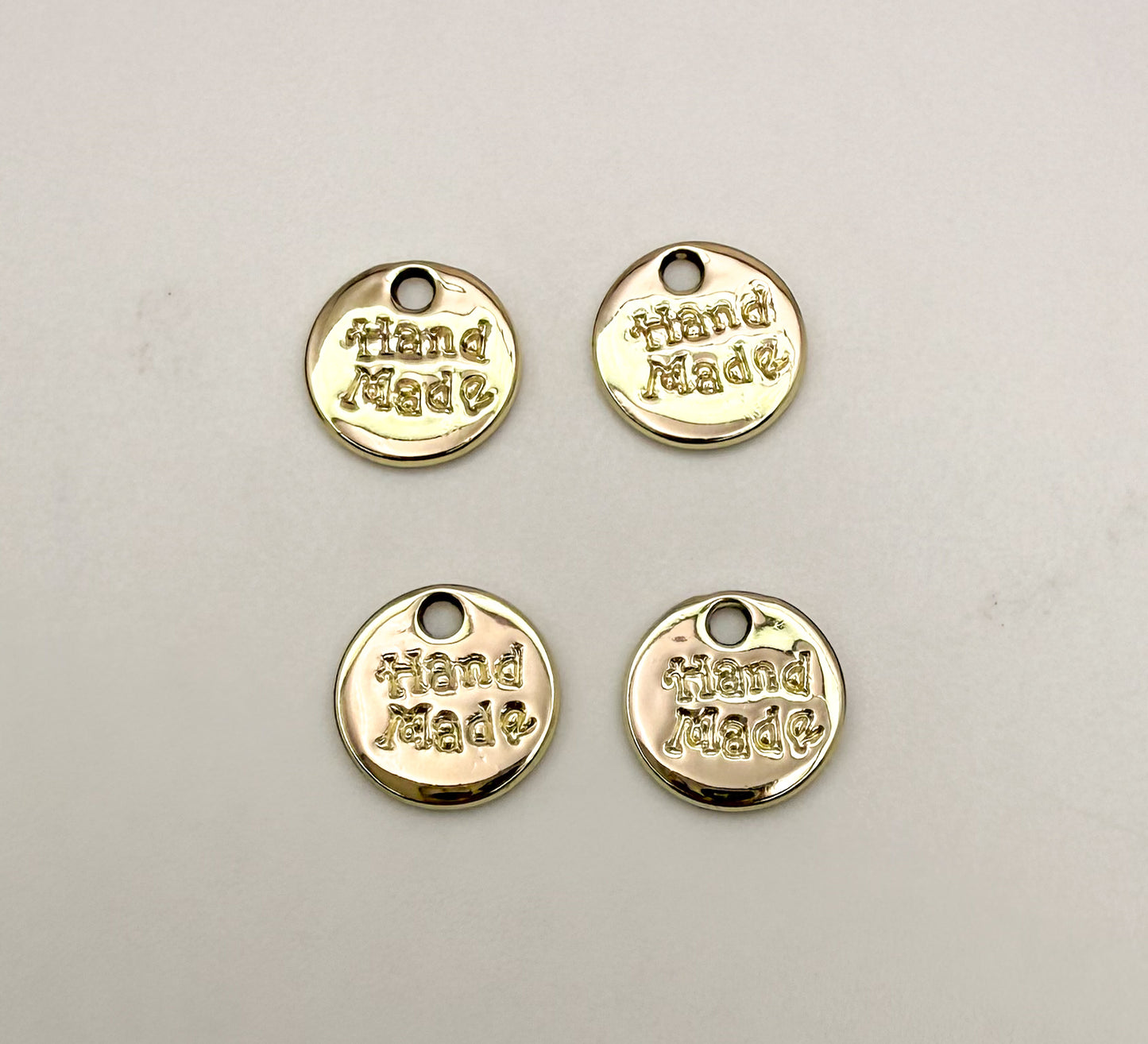 Gold Handmade DIY Tag Charms