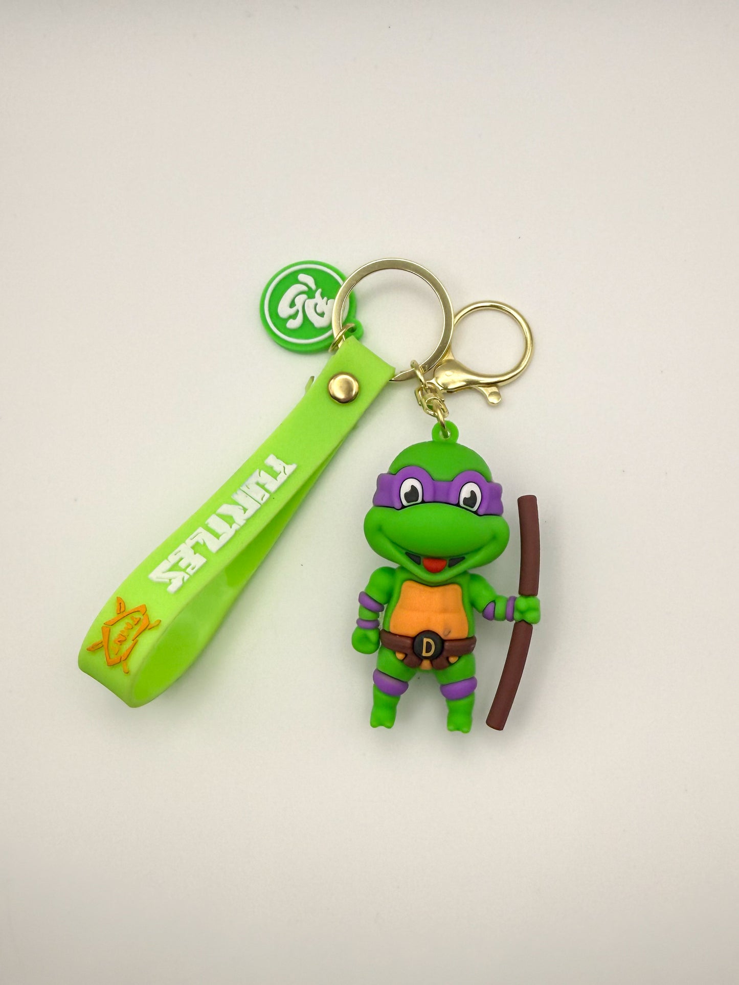 Ninja Turtles Silicone Character Keychains