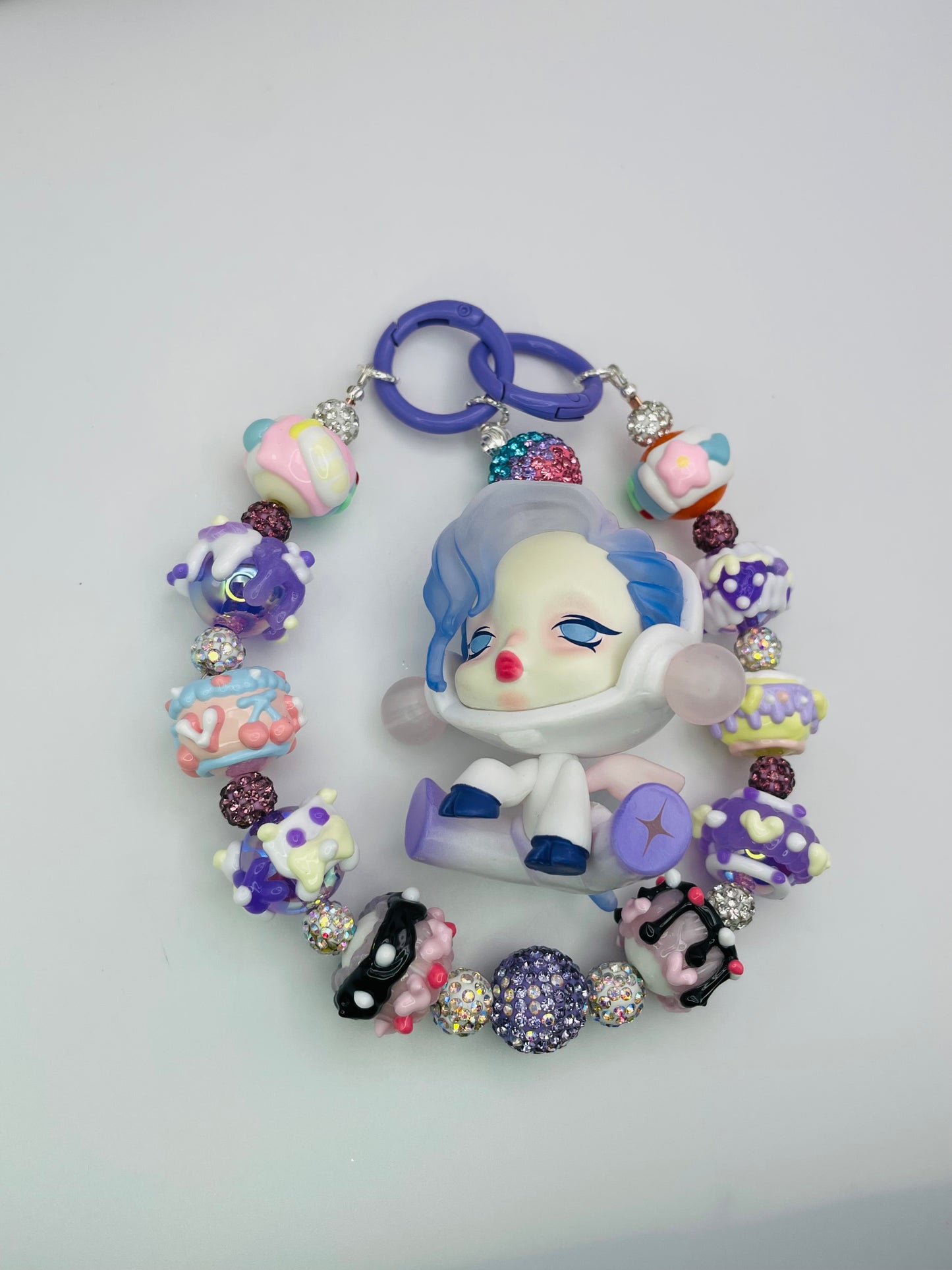 Pop Mart’s Skull Panda Unicorn Keychain Bag Charm