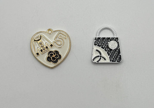 High Quality CC Inspired DIY Metal Charms