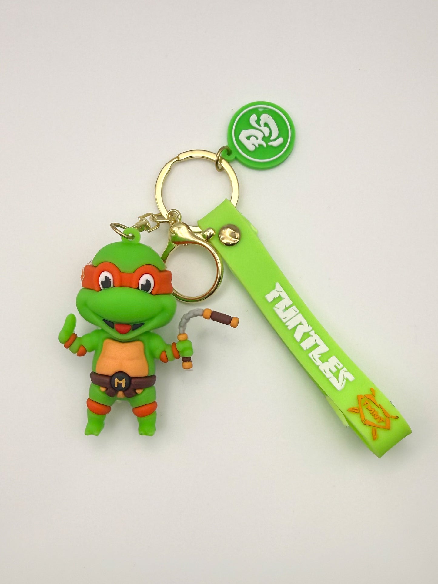 Ninja Turtles Silicone Character Keychains