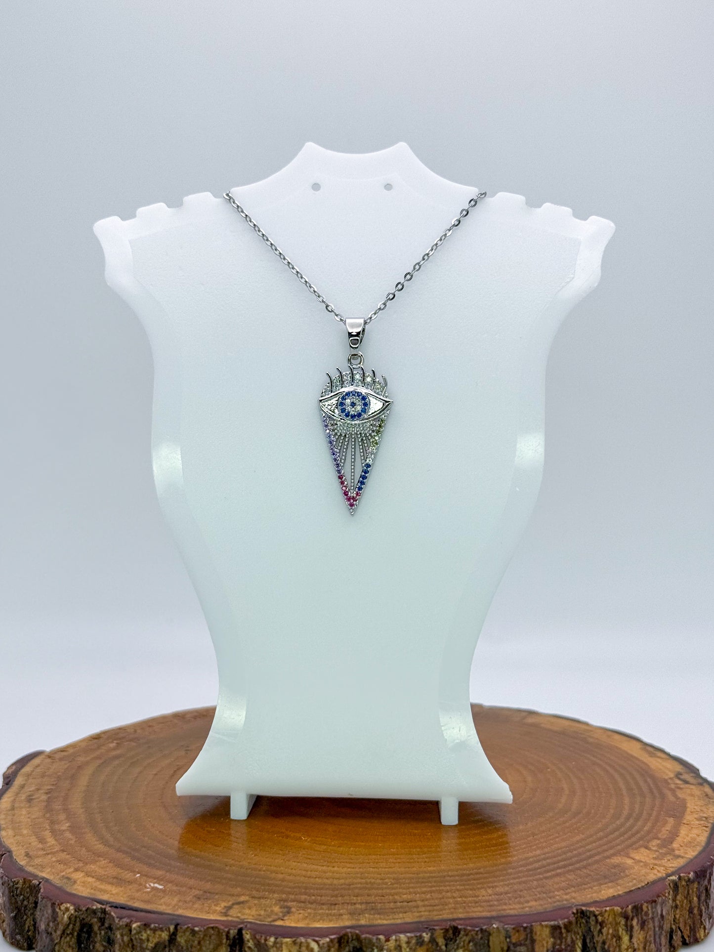 Arrows of Evil Eye Necklace