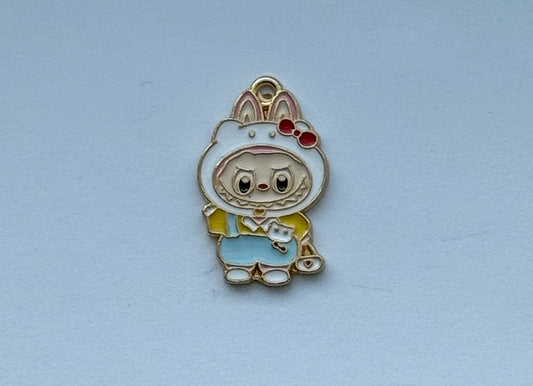 HKitty Cosplay Labubu DIY Gold Charms