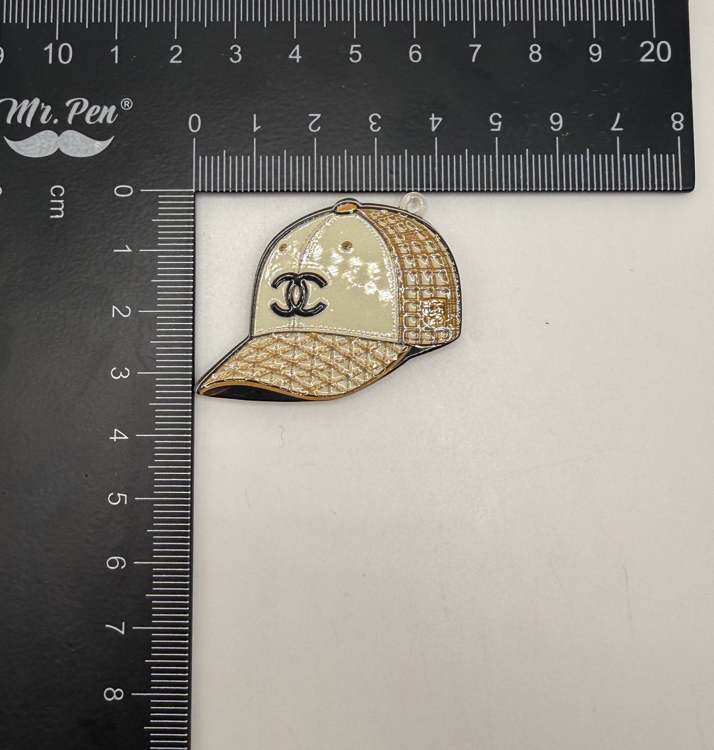 CC & LV Designer Acrylic Hat DIY Keychain Charm Accessories