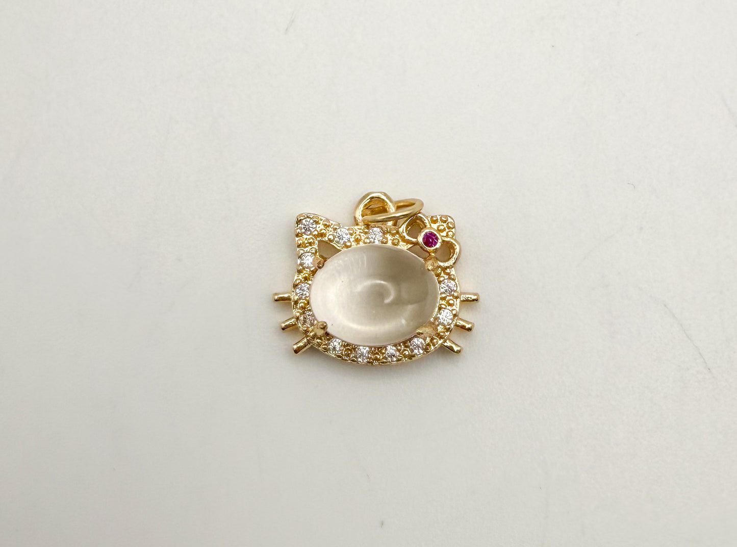 HK Kitty Head DIY Metal Charms