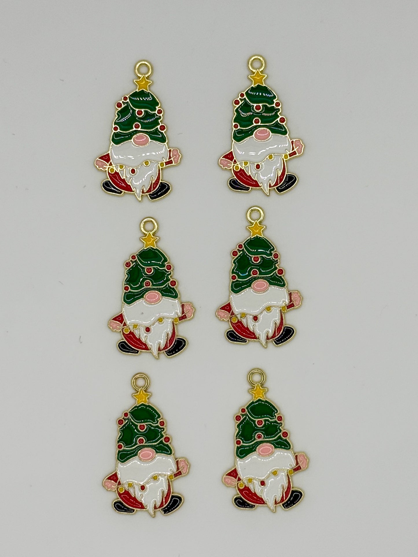 Christmas Gnome Metal DIY Charms