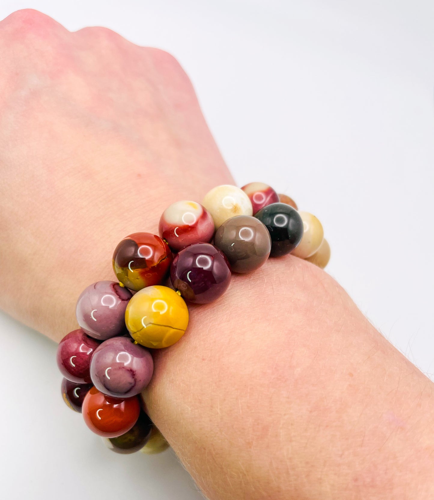 Natural Mookaite Jasper Bracelet