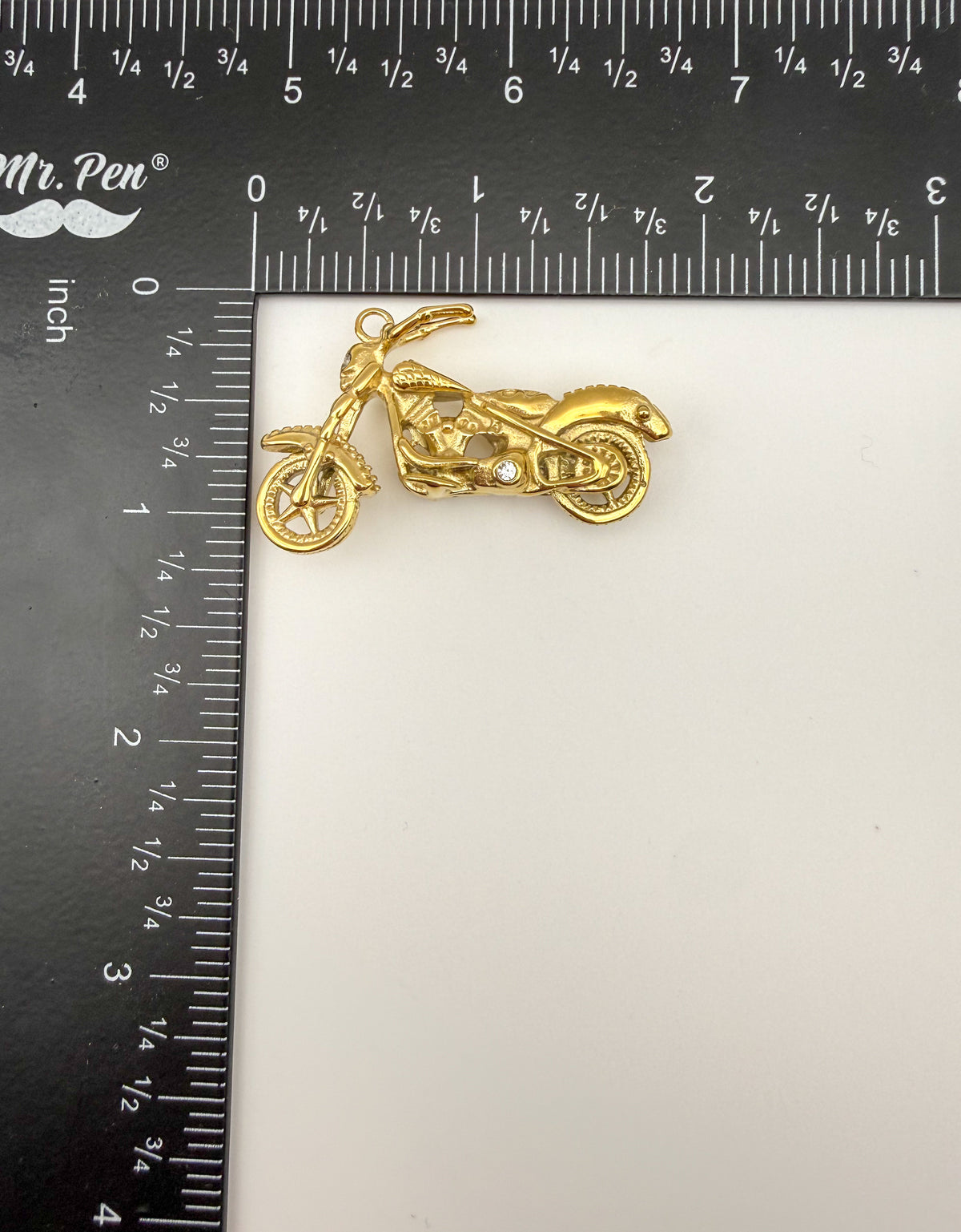Stainless Steel Motorcycle DIY Charm Pendant