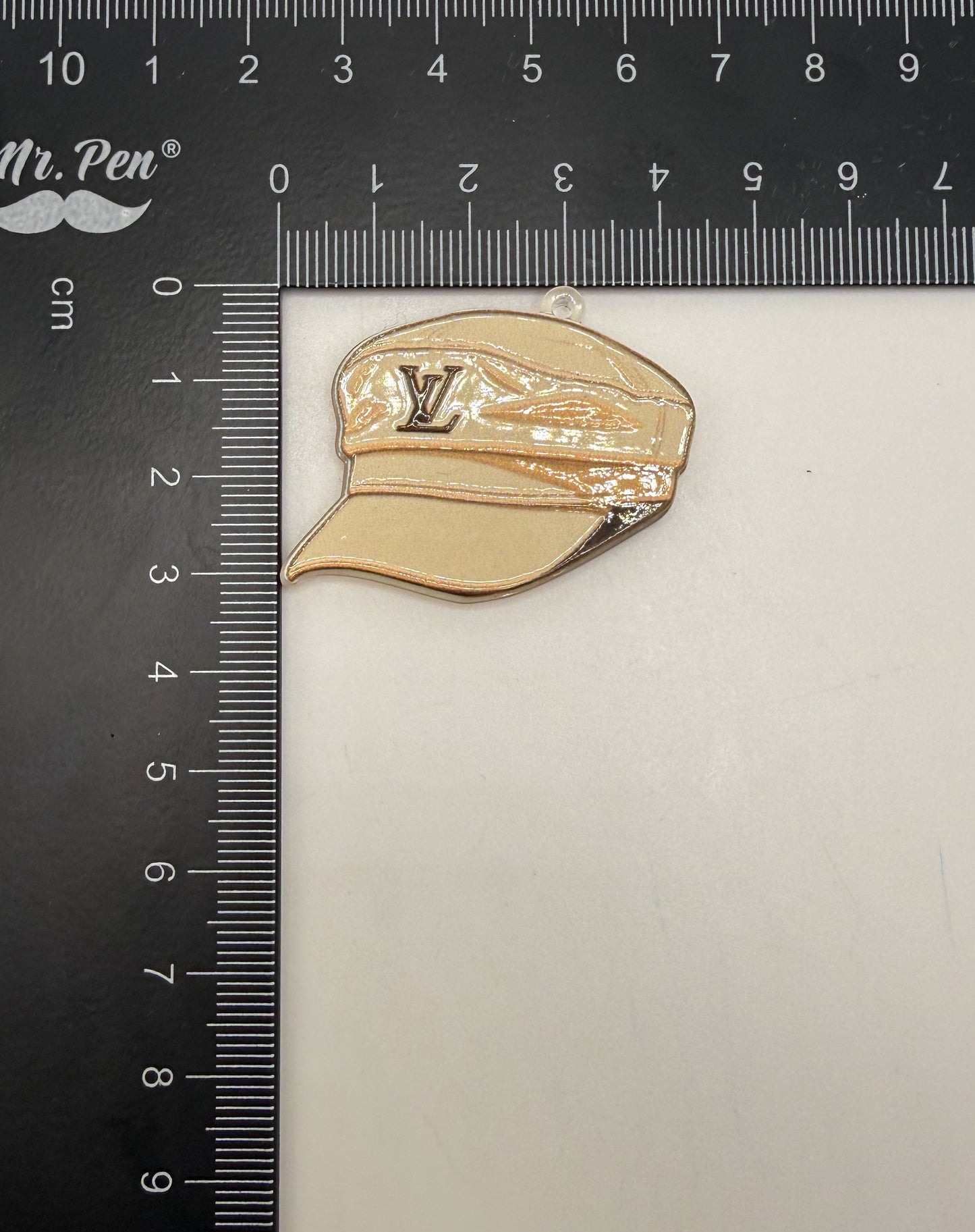 CC & LV Designer Acrylic Hat DIY Keychain Charm Accessories