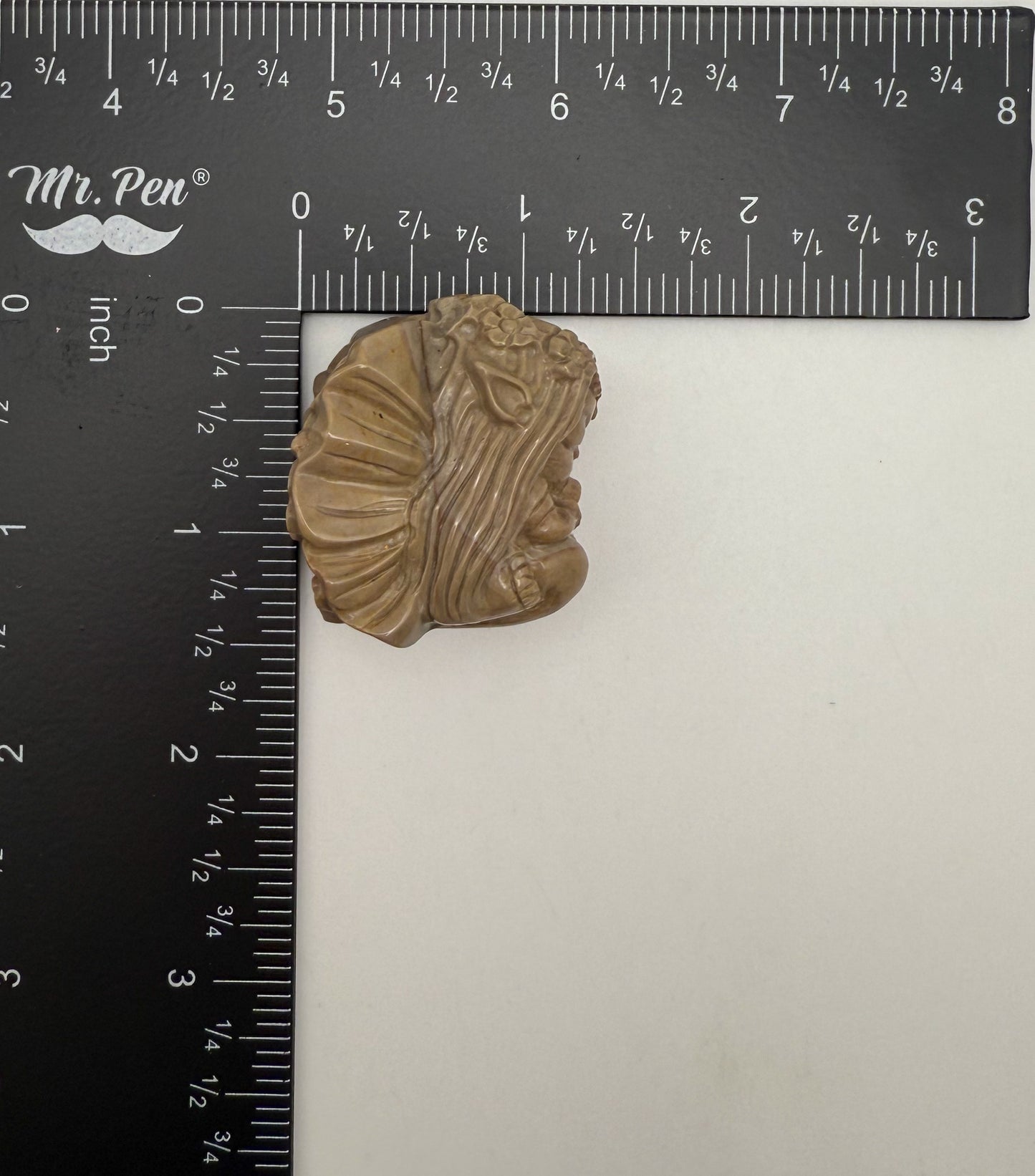 Natural Alashan Agate Fairy Crystal Carving Decor