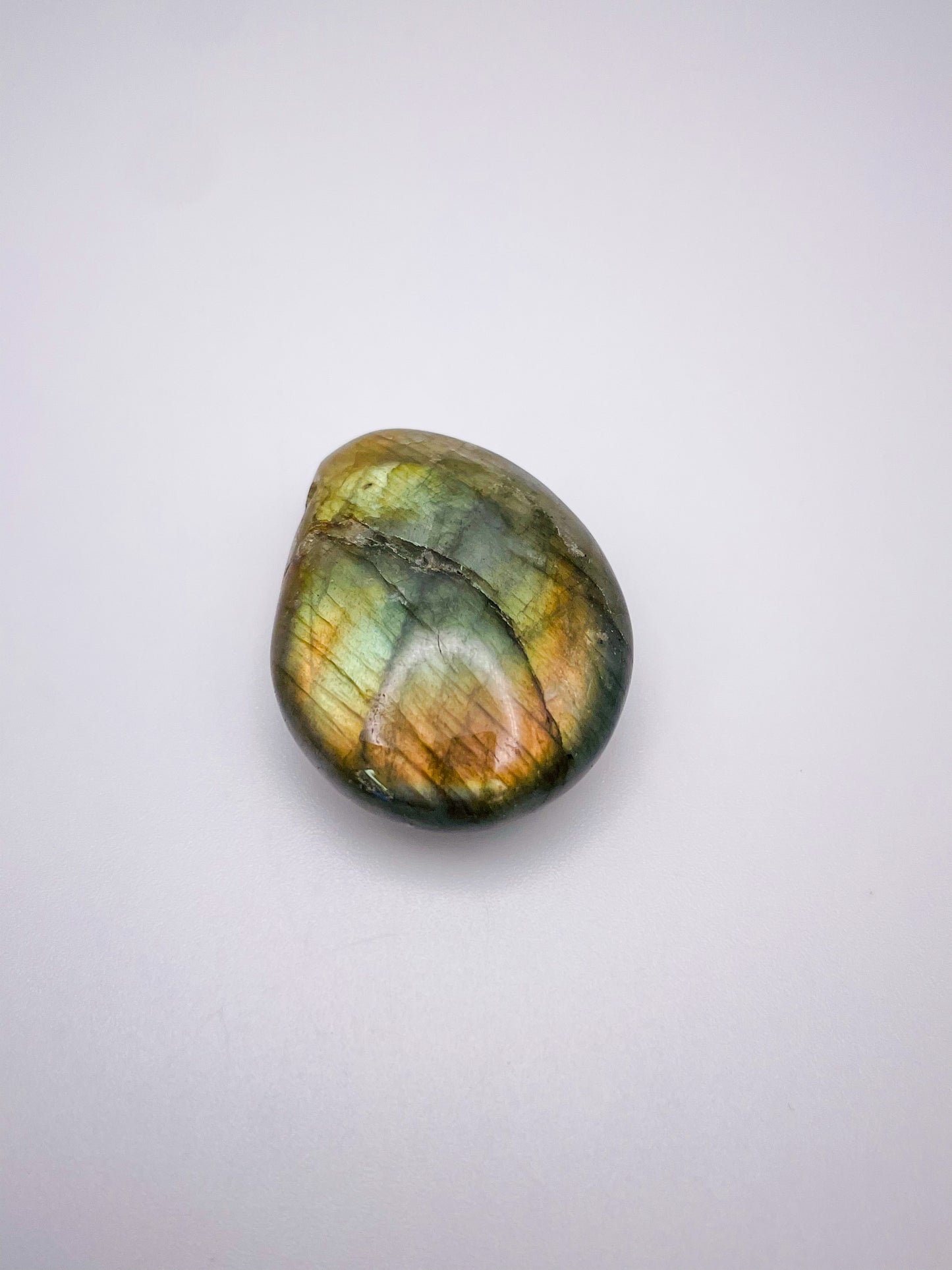 Natural Labradorite Crystal Pendant with Top Drill Hole-Great for Wire Wrapping