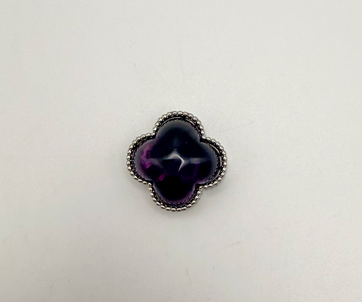 Big Statement Clover Metal Charm Spacer Beads