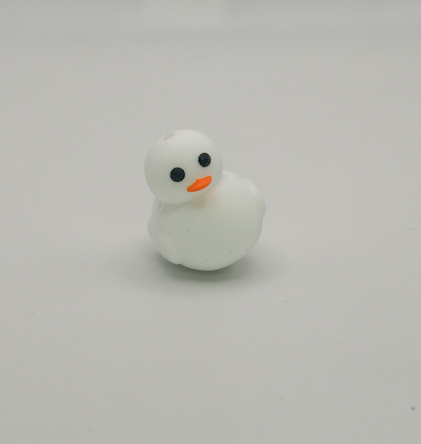 Rubber Ducky & White Bath Tub Silicone DIY Pen Focal Beads