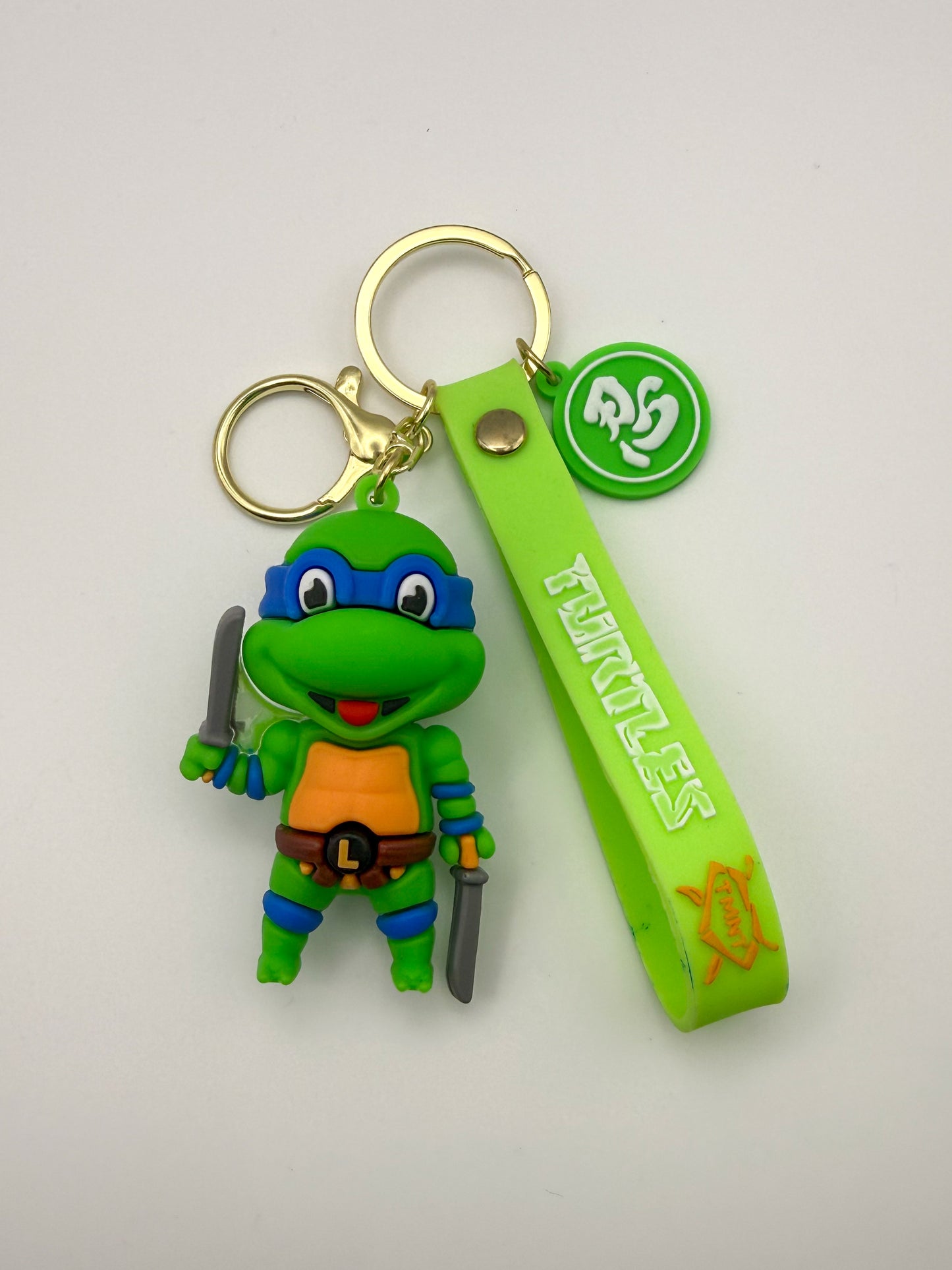 Ninja Turtles Silicone Character Keychains