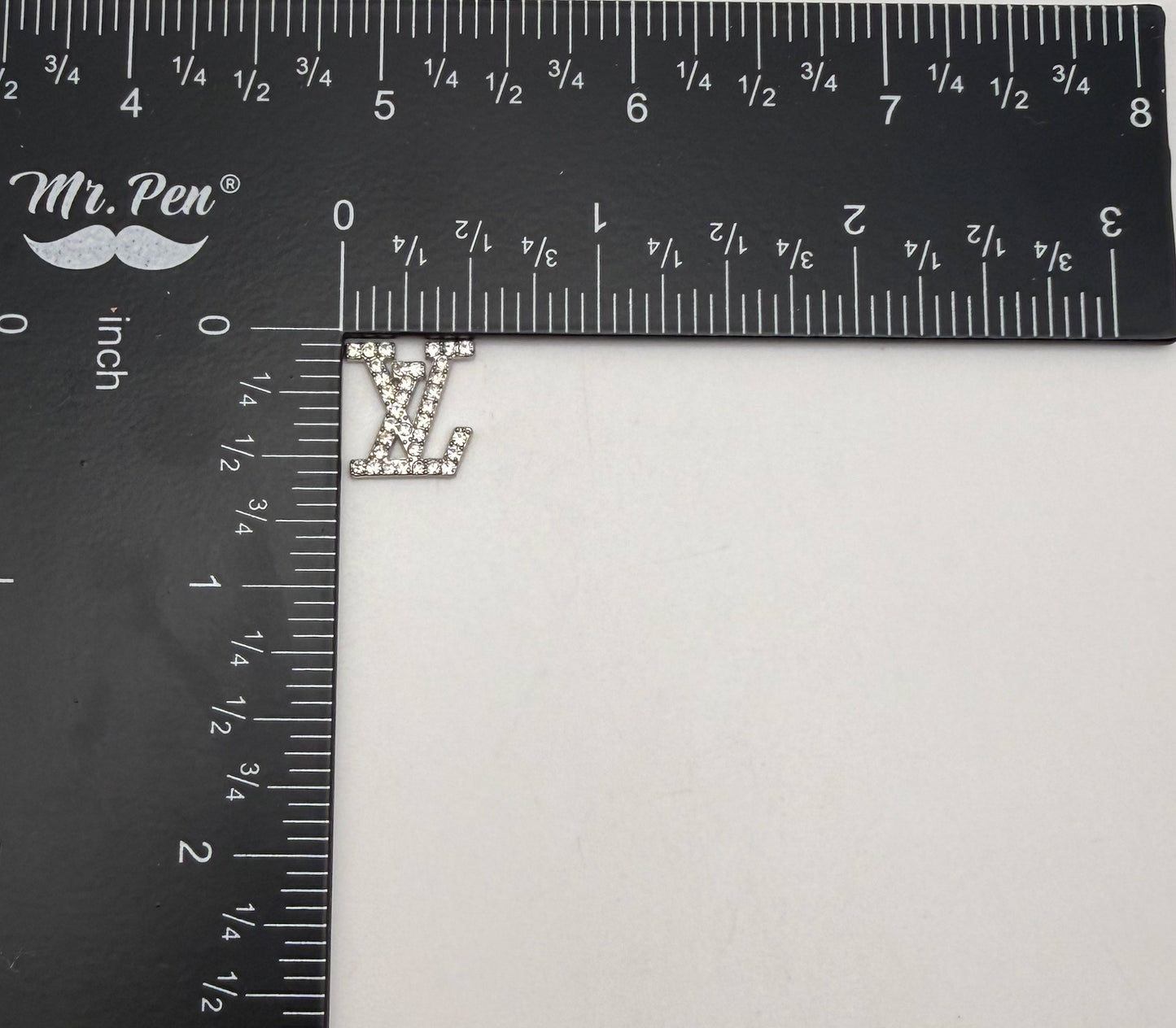 Silver LV Designer Flat back DIY Nail Charms