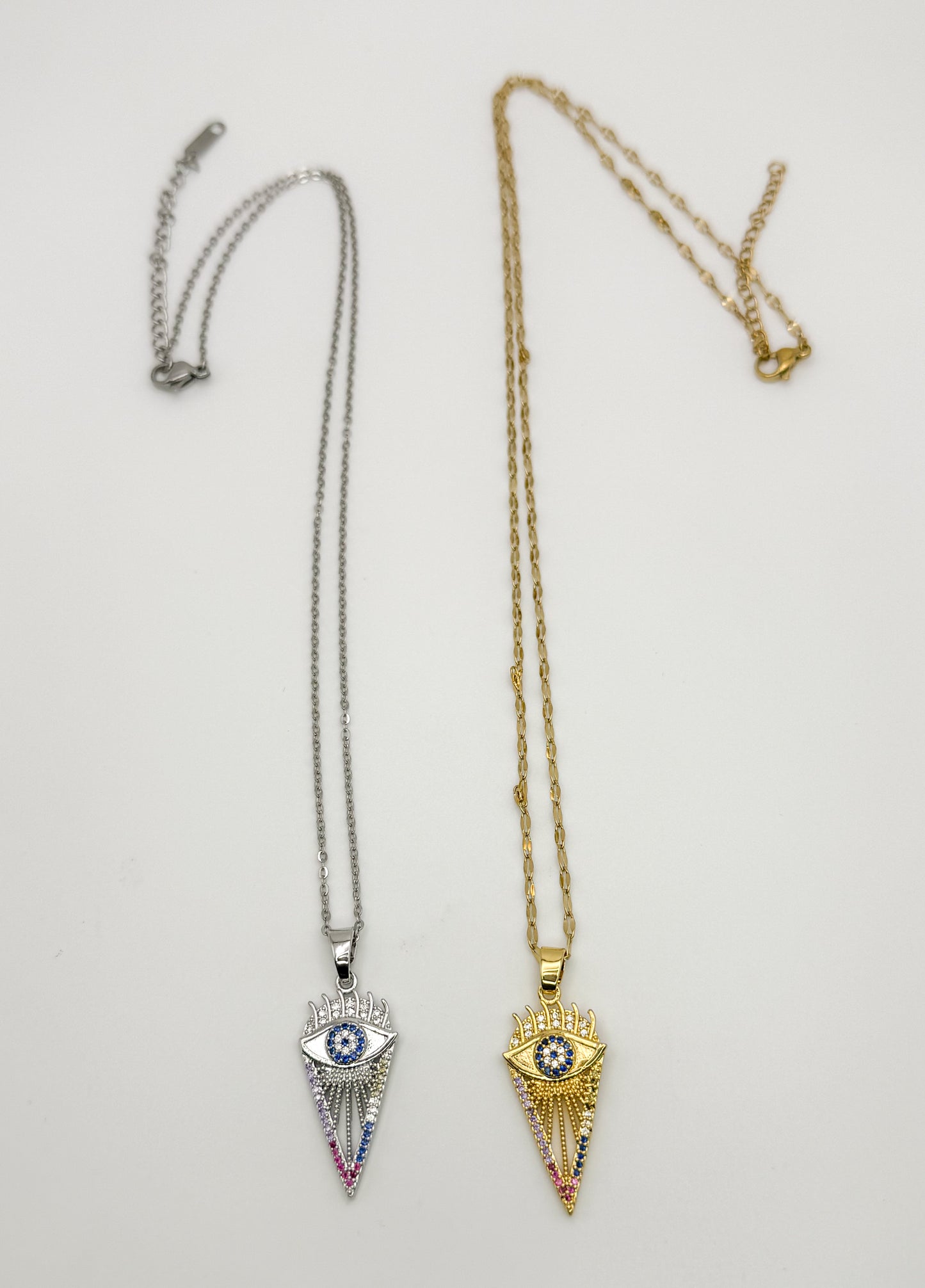 Arrows of Evil Eye Necklace