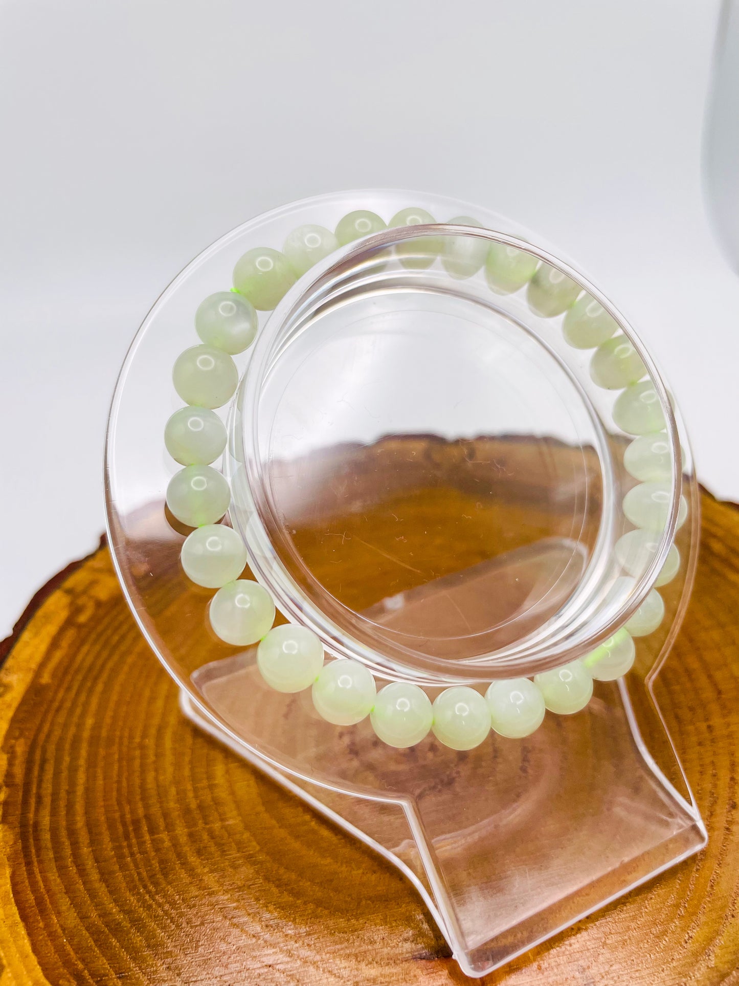 Green Moonstone Crystal Bracelet