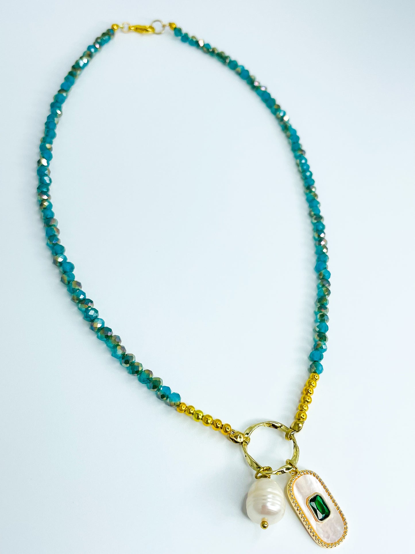 Gems of the Blue Sea Necklace