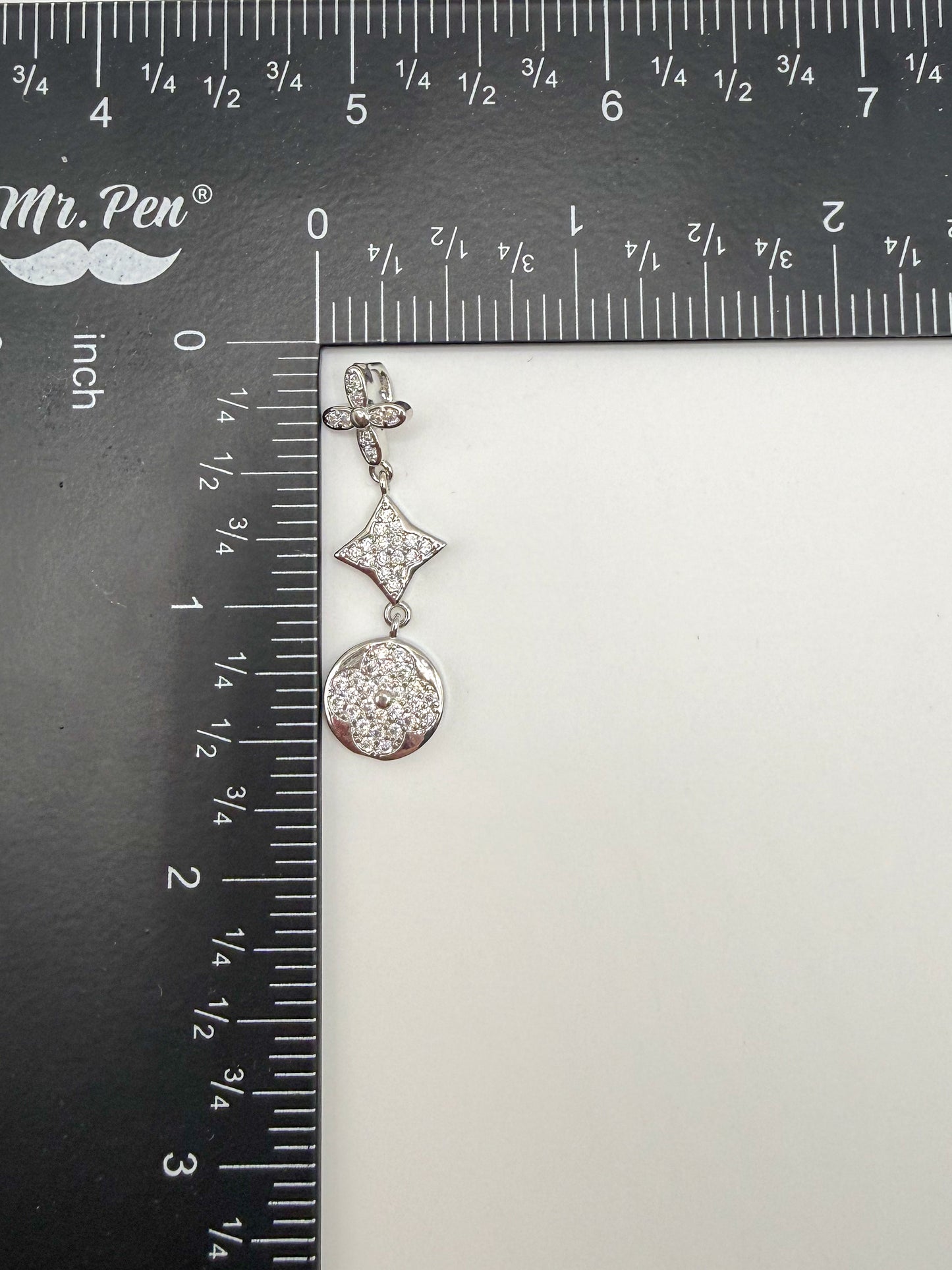 Gold & Silver Trio Clover Pendant