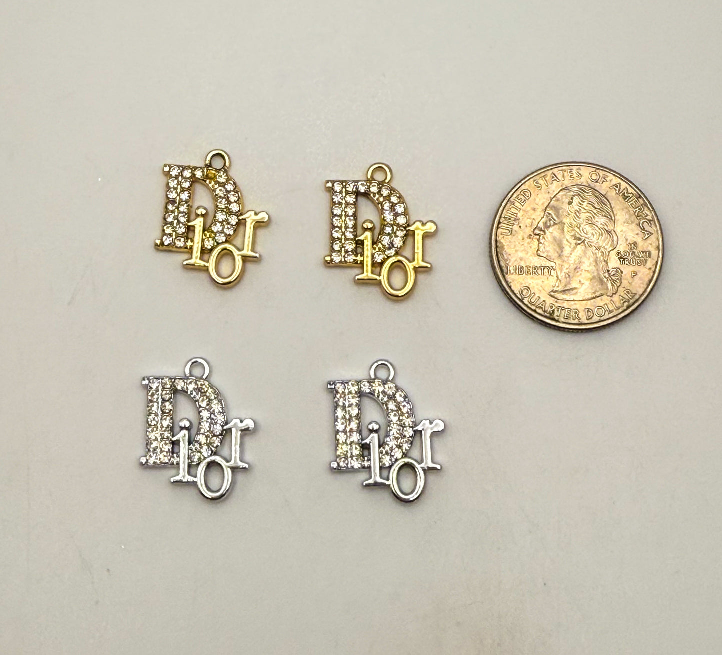Dior Gold and Silver DIY Charms