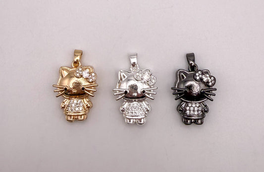 HK Kitty Pendant