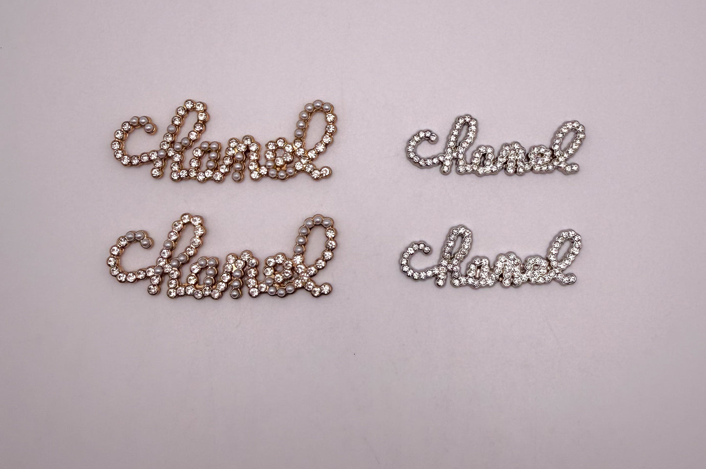 Bling CC Name Plate Metal DIY Charms