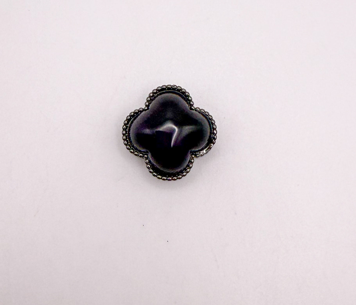 Big Statement Clover Metal Charm Spacer Beads