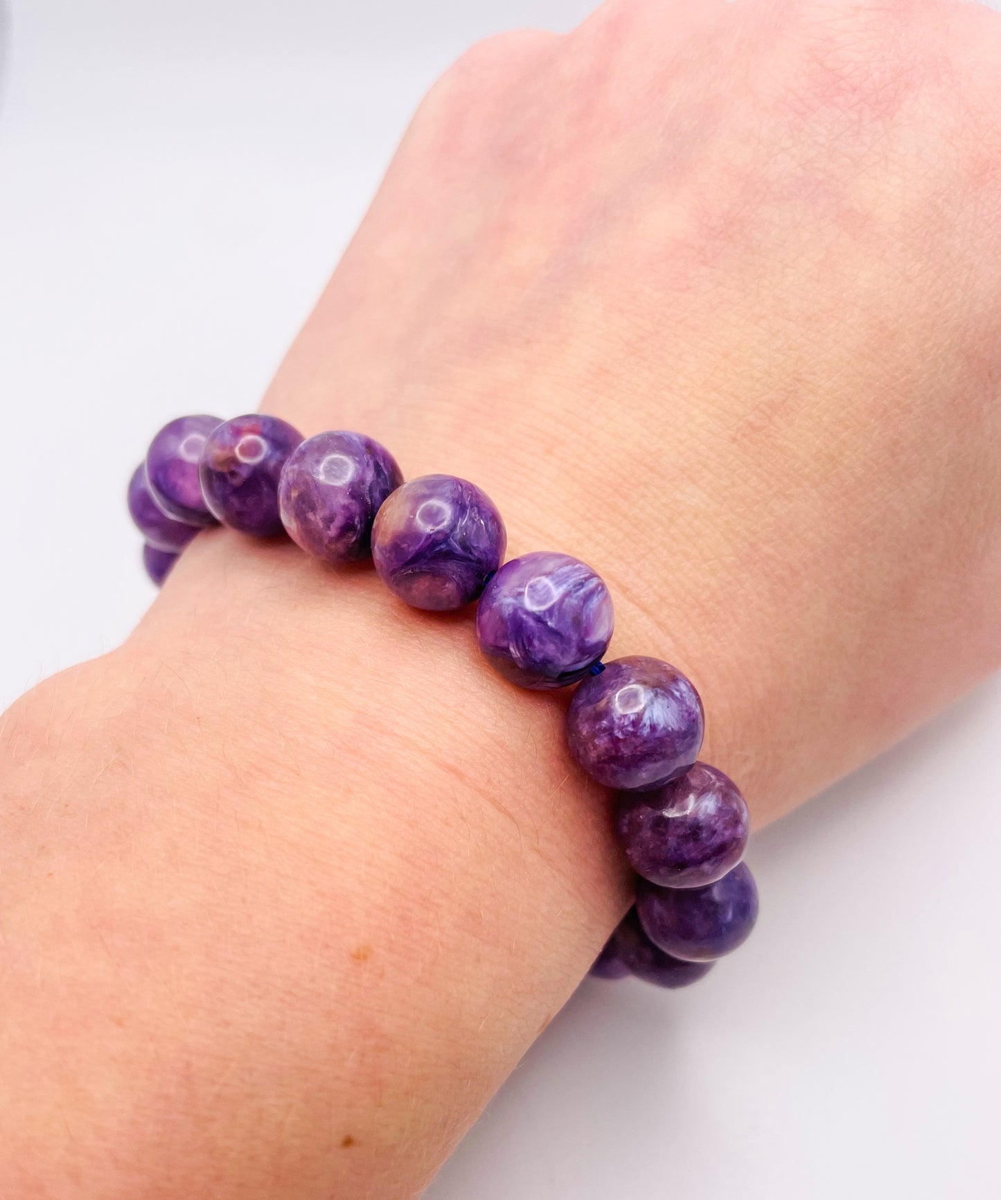 Natural Charoite Crystal Bracelet