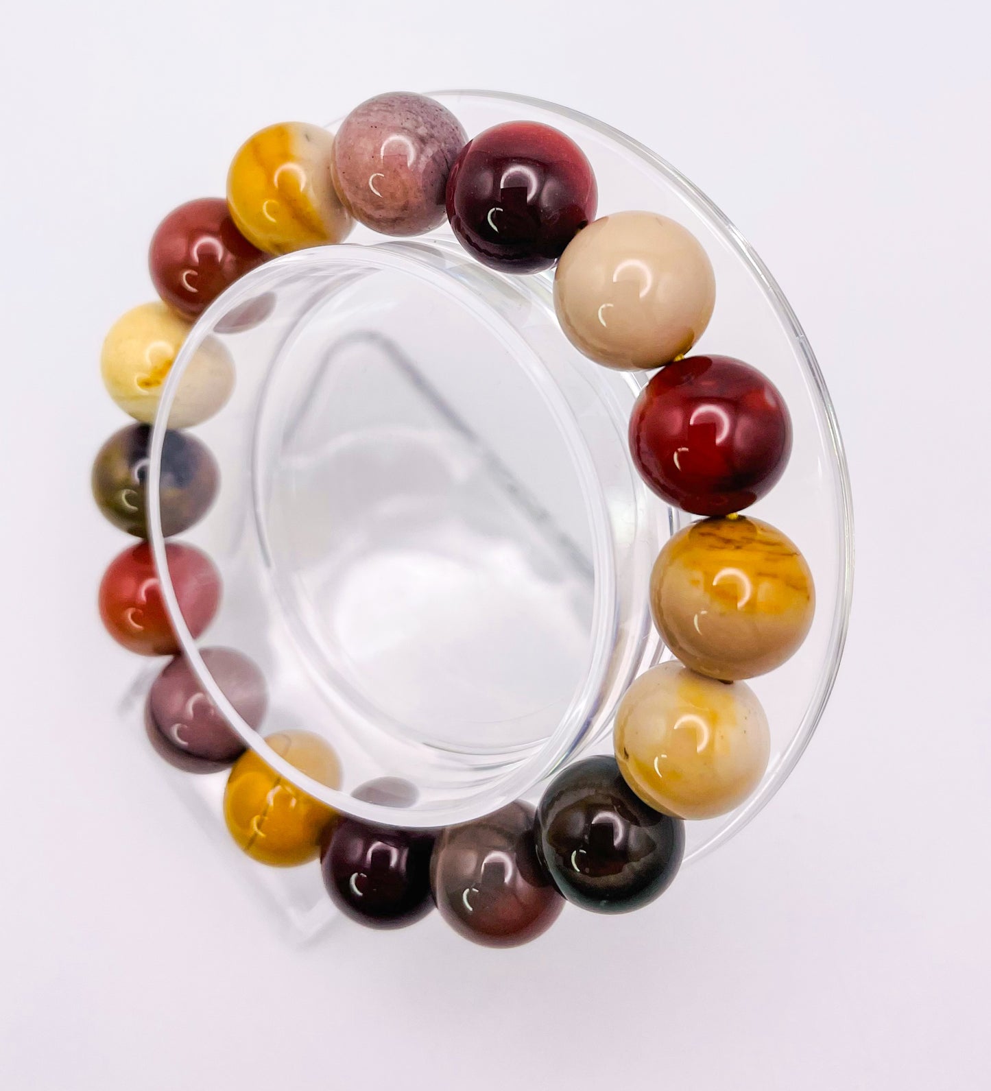 Natural Mookaite Jasper Bracelet