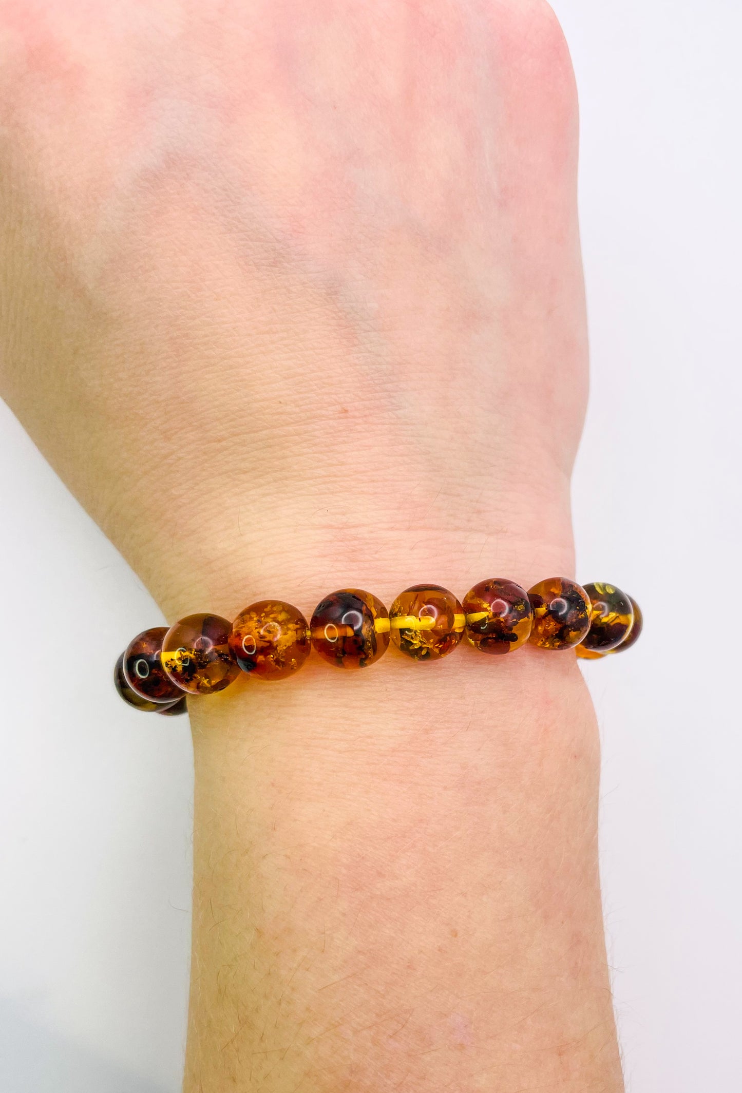 Natural Flower Amber Bracelets