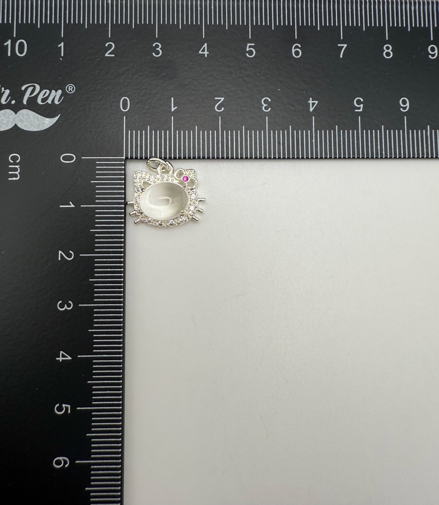 HK Kitty Head DIY Metal Charms