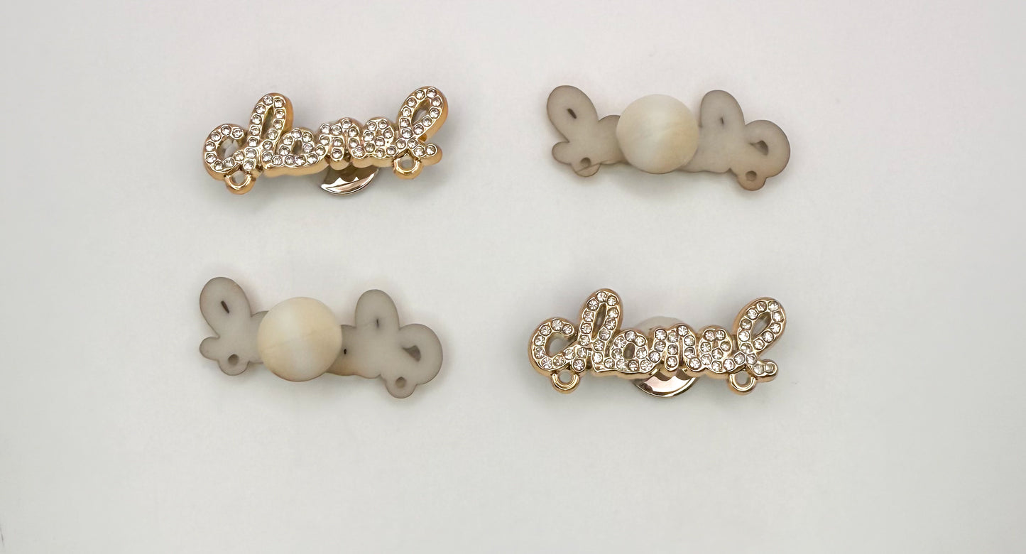 LV & CC Designer Croc Charms
