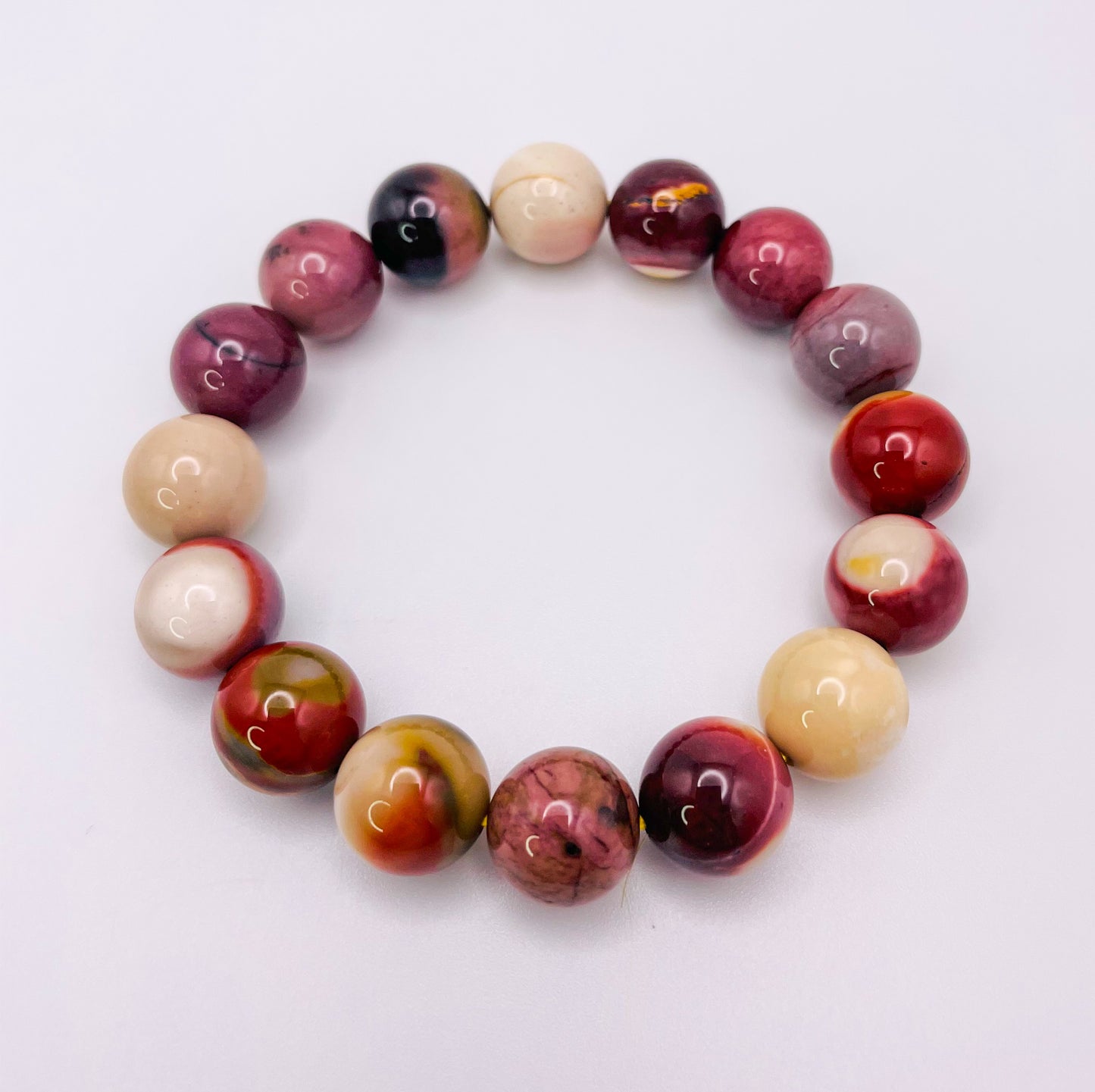 Natural Mookaite Jasper Bracelet