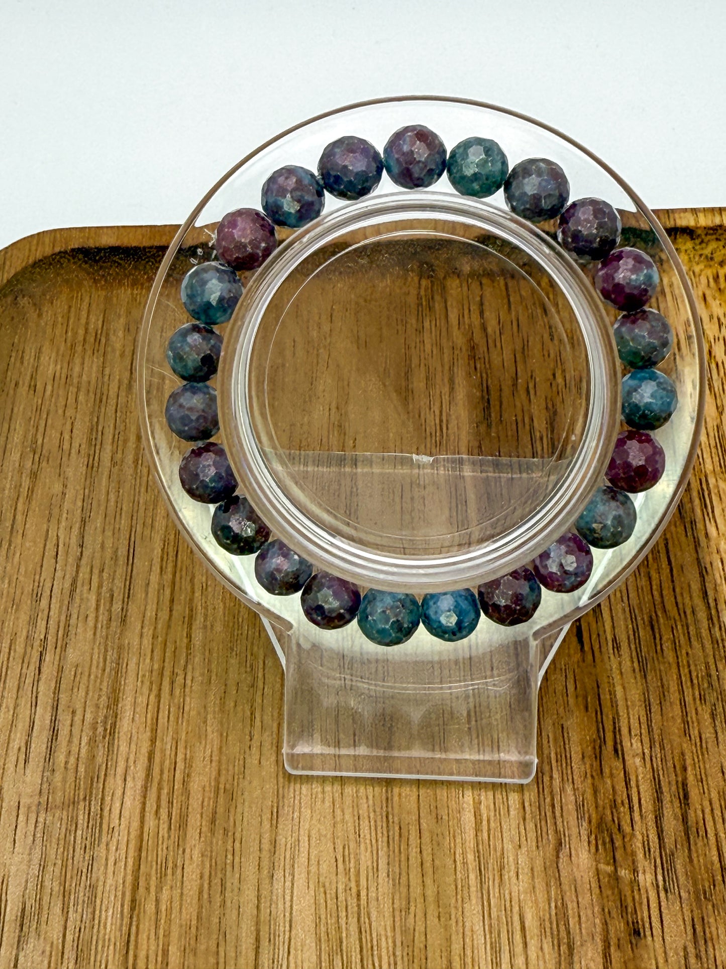 Natural Ruby Kyanite Crystal Beaded Bracelets
