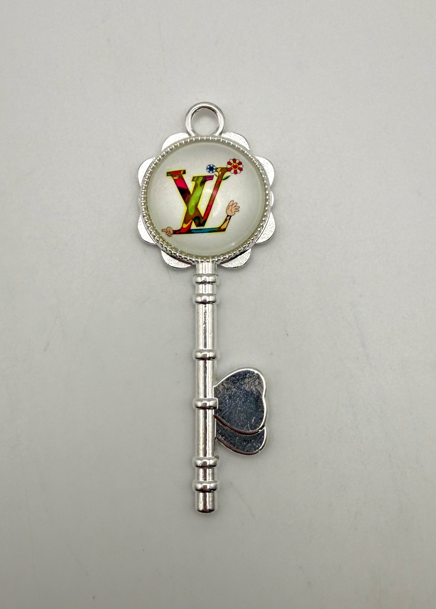 Designer Metal Key Charm Pendants