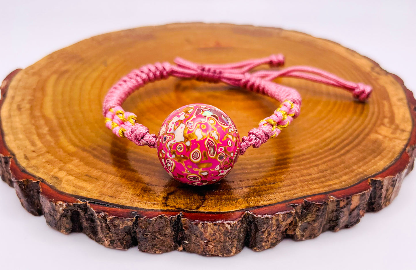 Handcrafted Daji Beaded Macrame Adjustable Bracelets