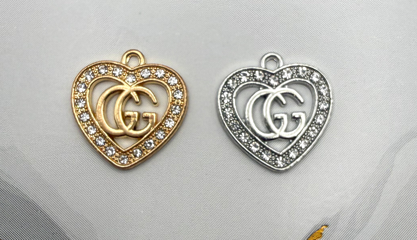 SPECIAL: GG Heart Shaped Metal DIY Charms