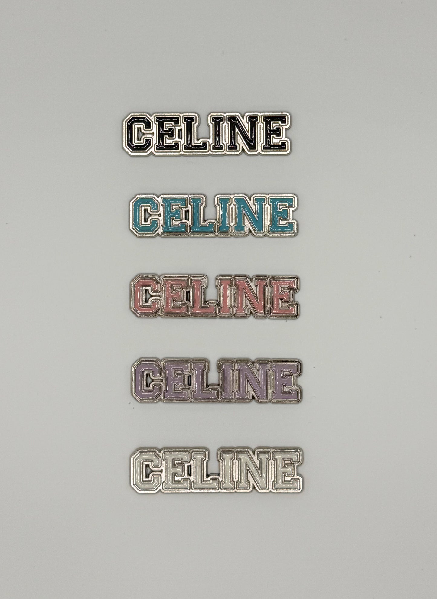 Celine Silver DIY Metal Flat Back Charmz