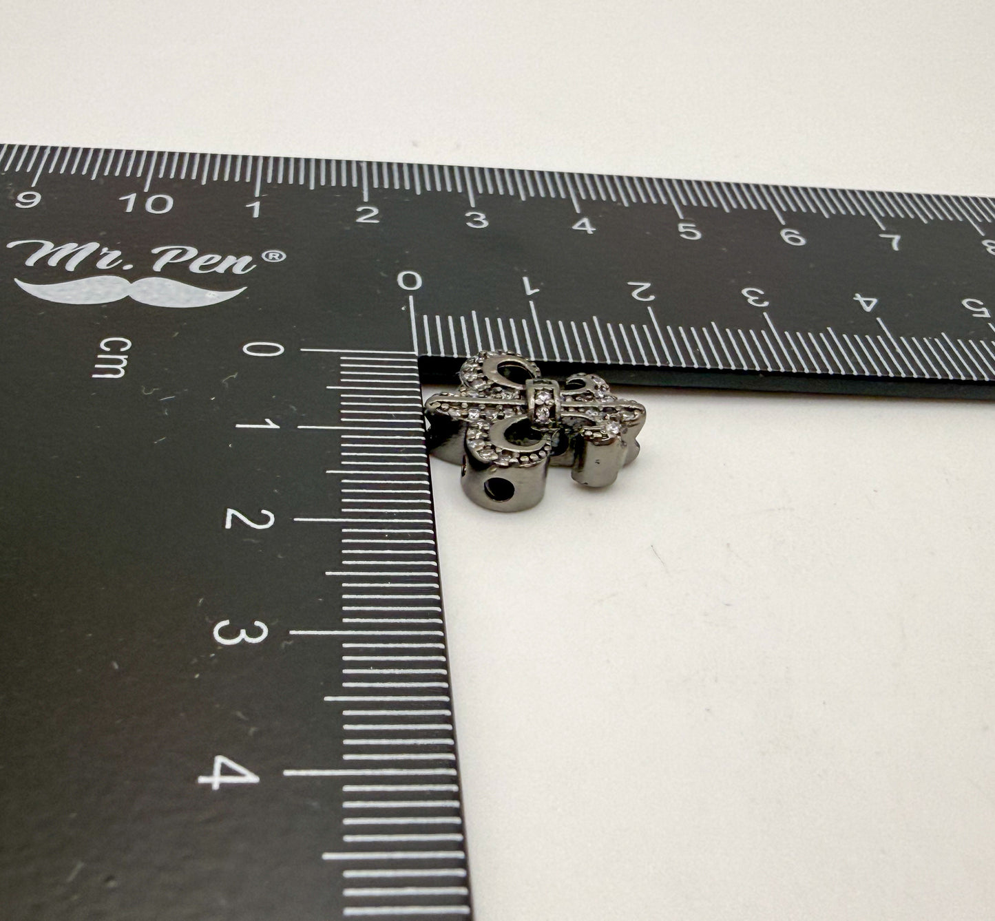 Royalty Emblem Metal Spacer Charm Beads