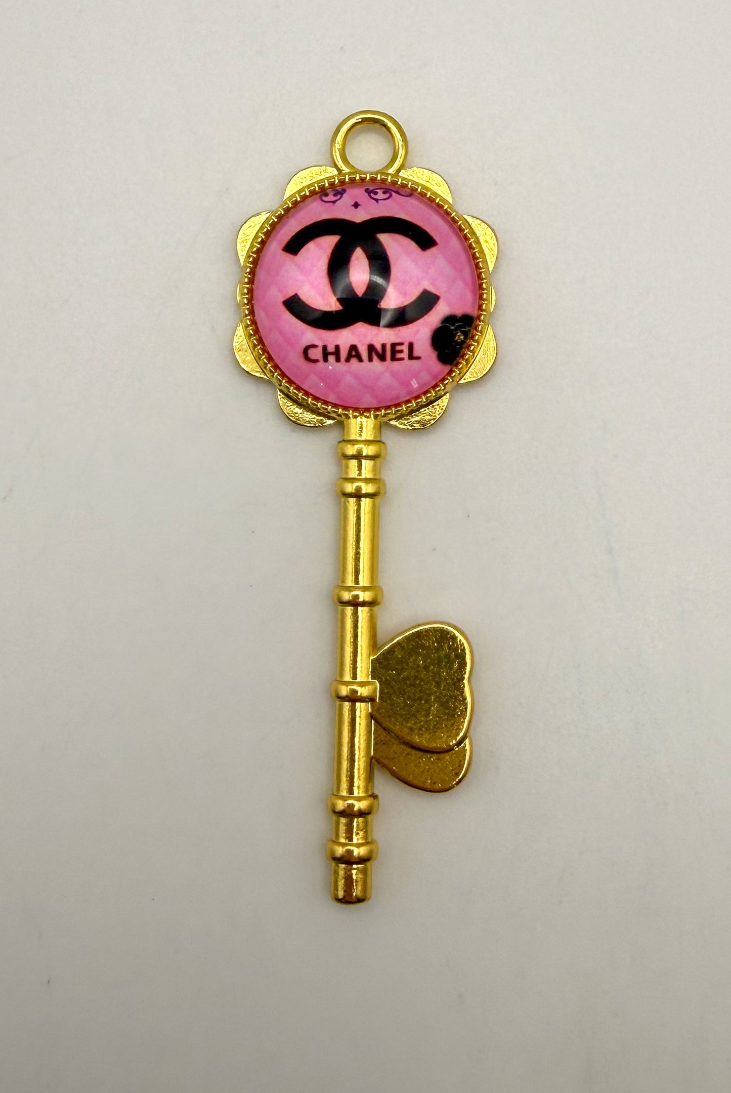 Designer Metal Key Charm Pendants